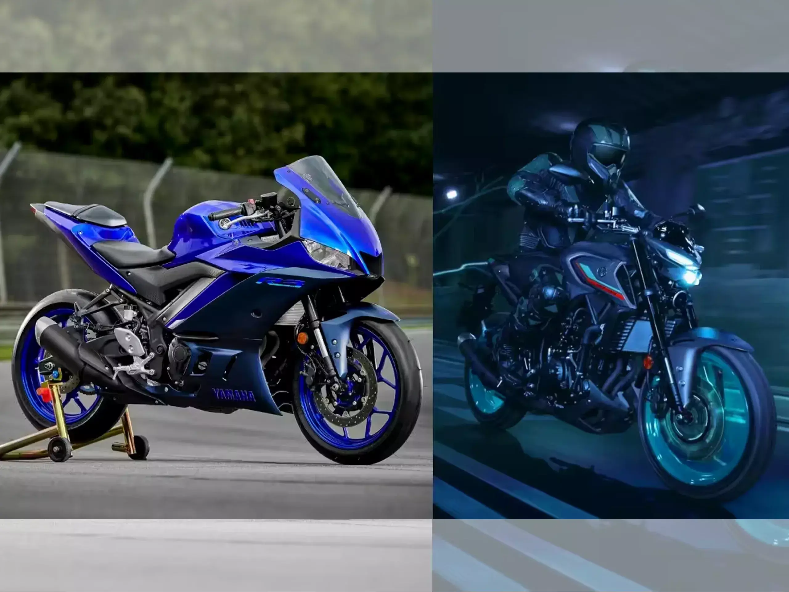 yamaha r3 and mt-03 arrive tomorrow to set the streets on fire