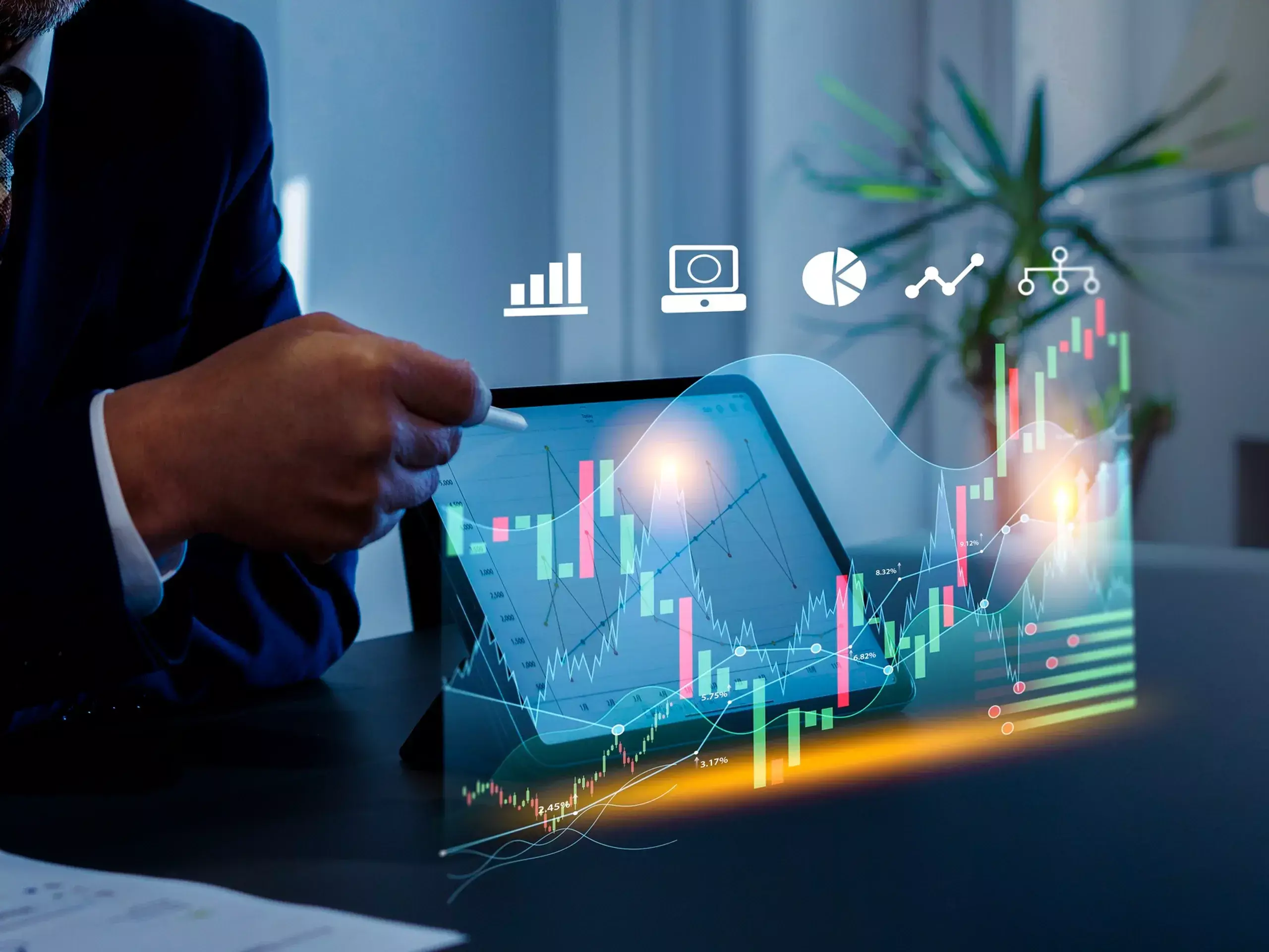 markets closing with bumper gains, it and banking by leaps and bounds