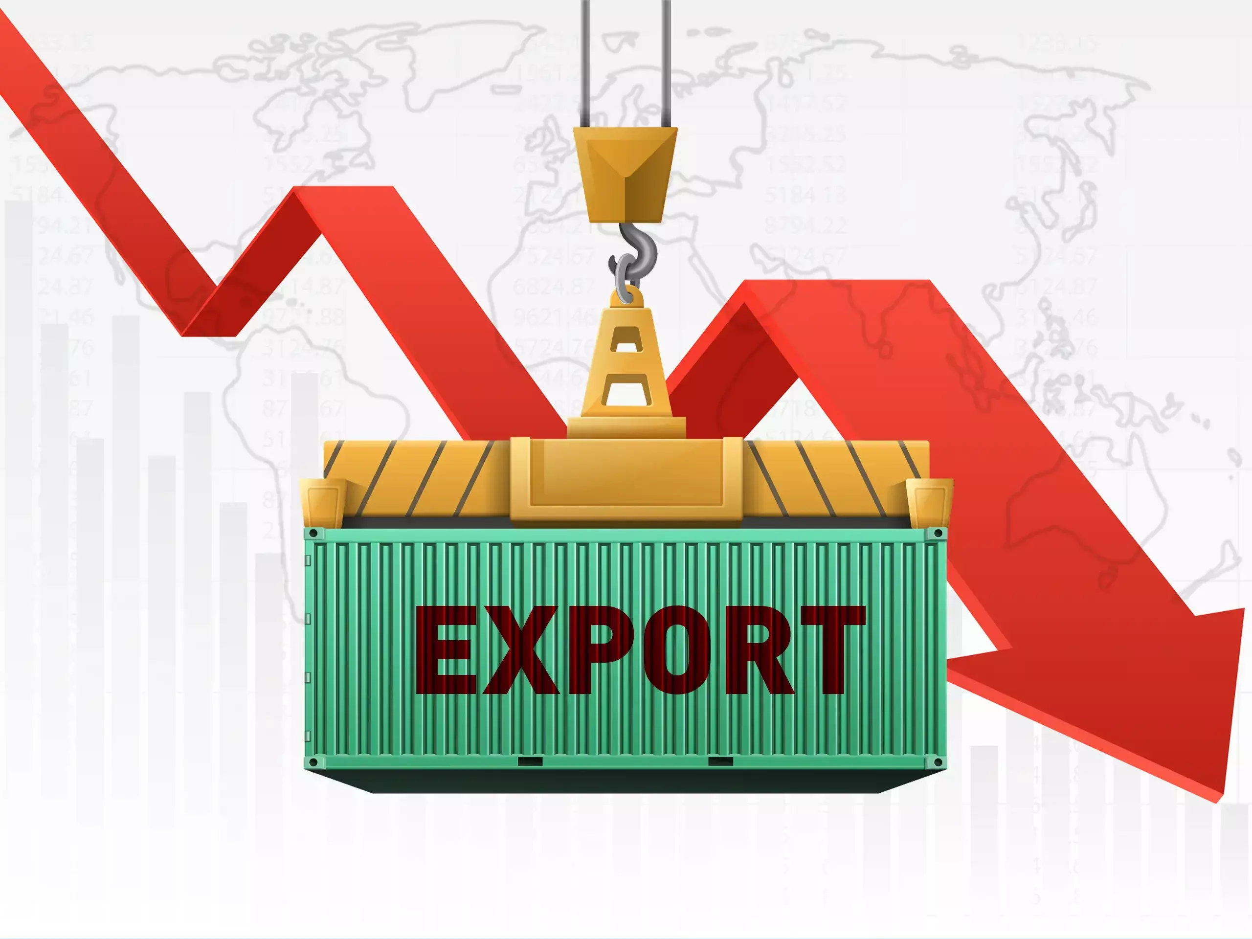 exports fell by 2.83% in november