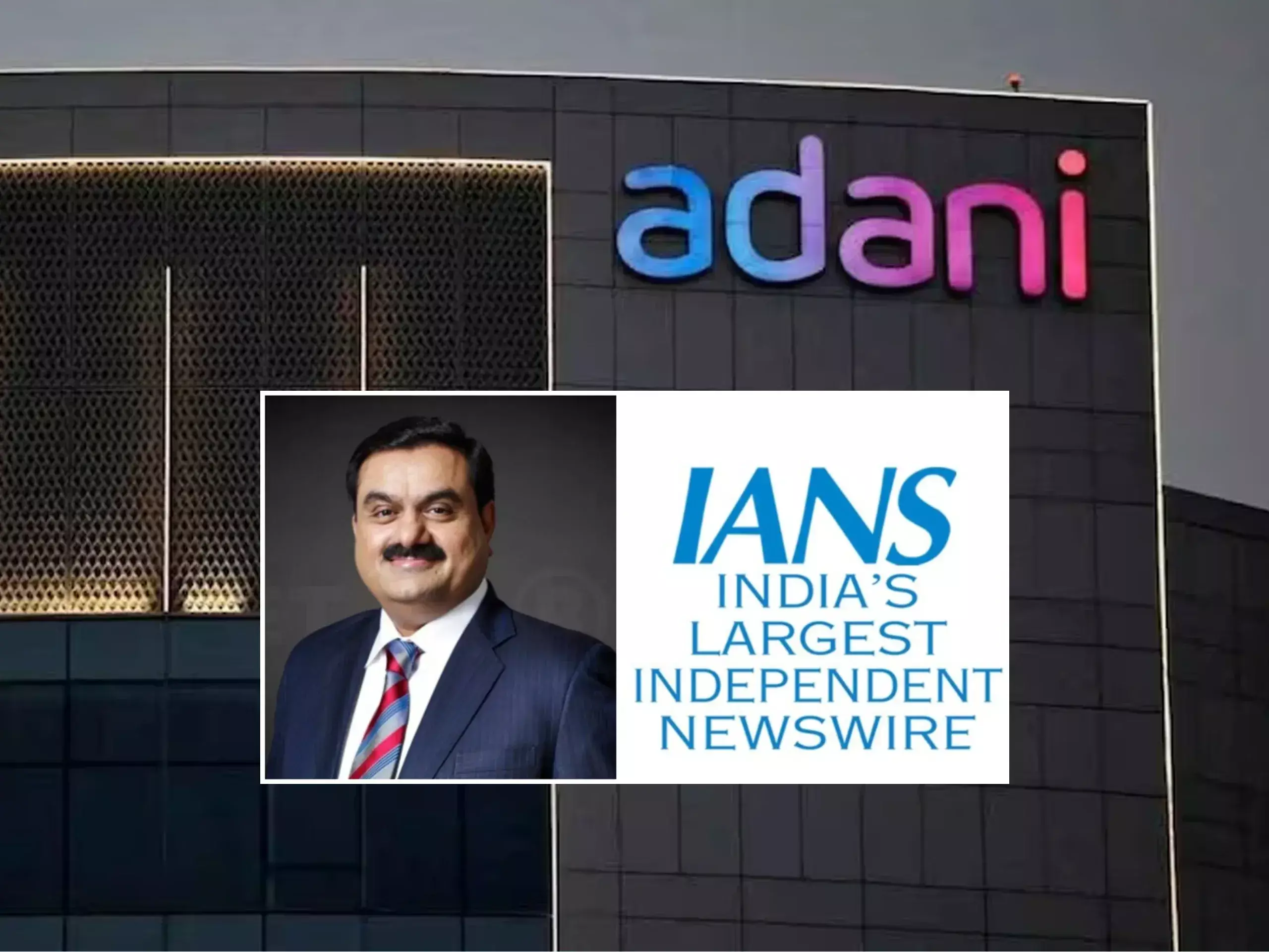adani group invests heavily in news agency ians