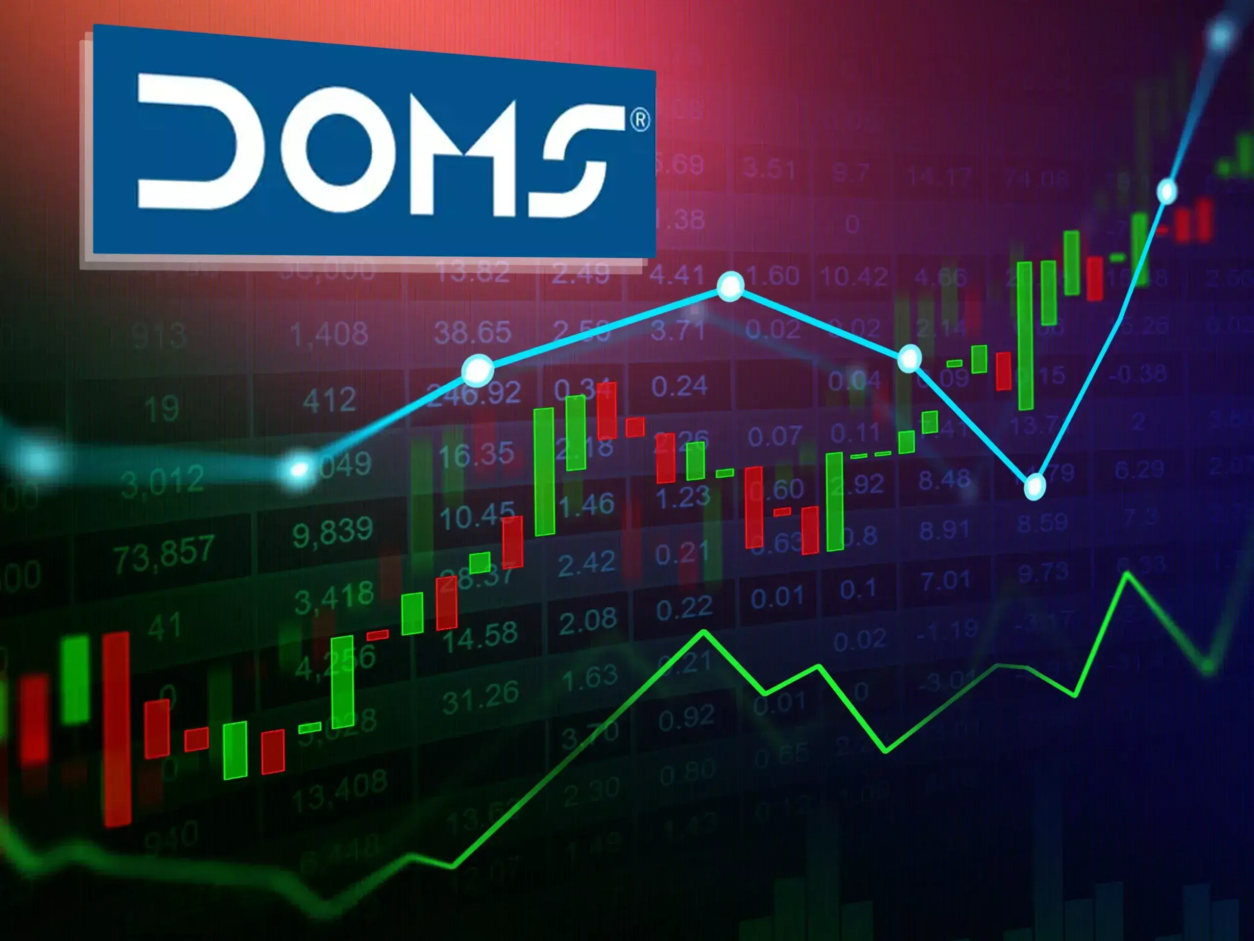 domes shares make bumper debut, 77% premium