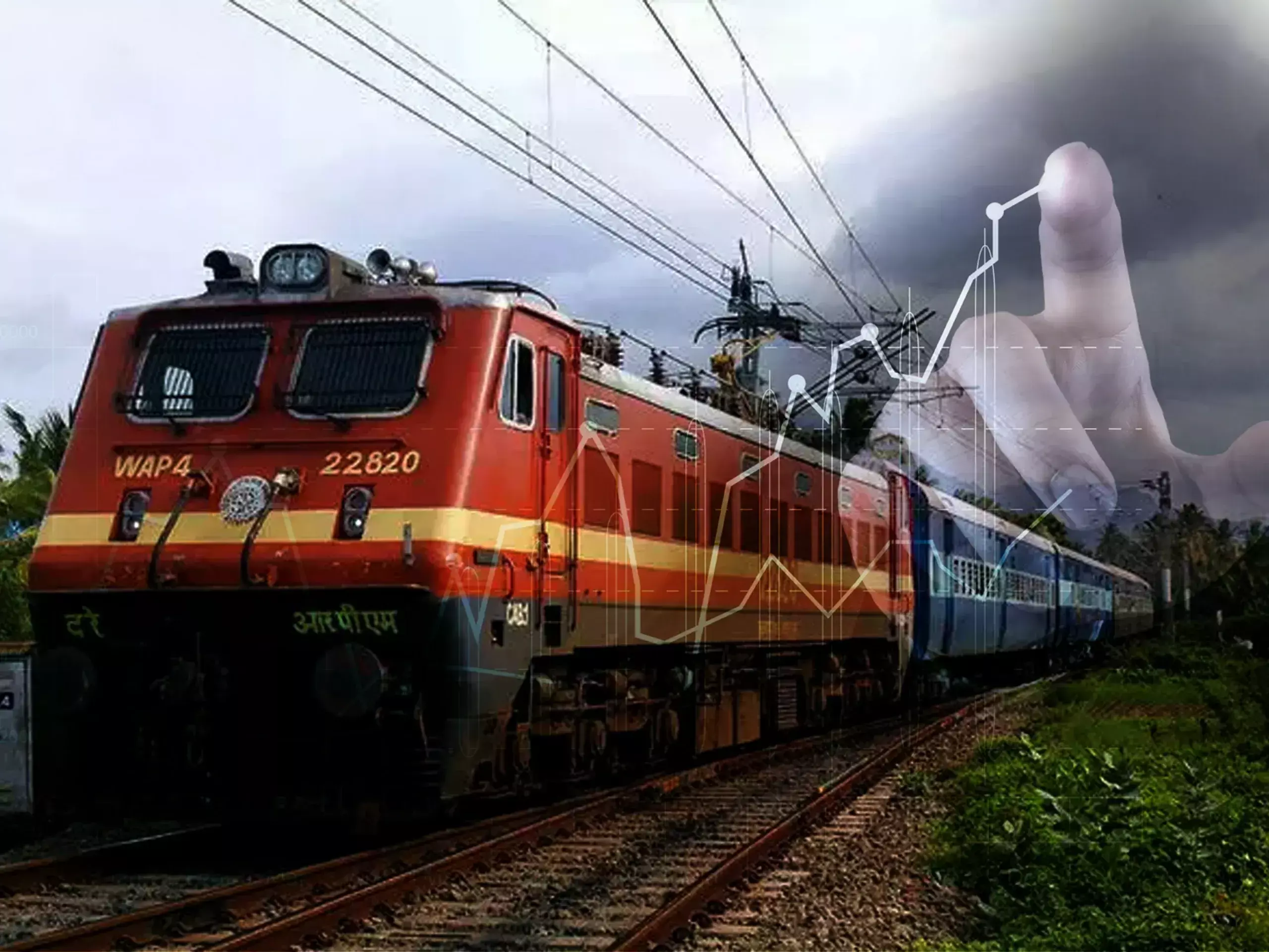 rail stocks advanced