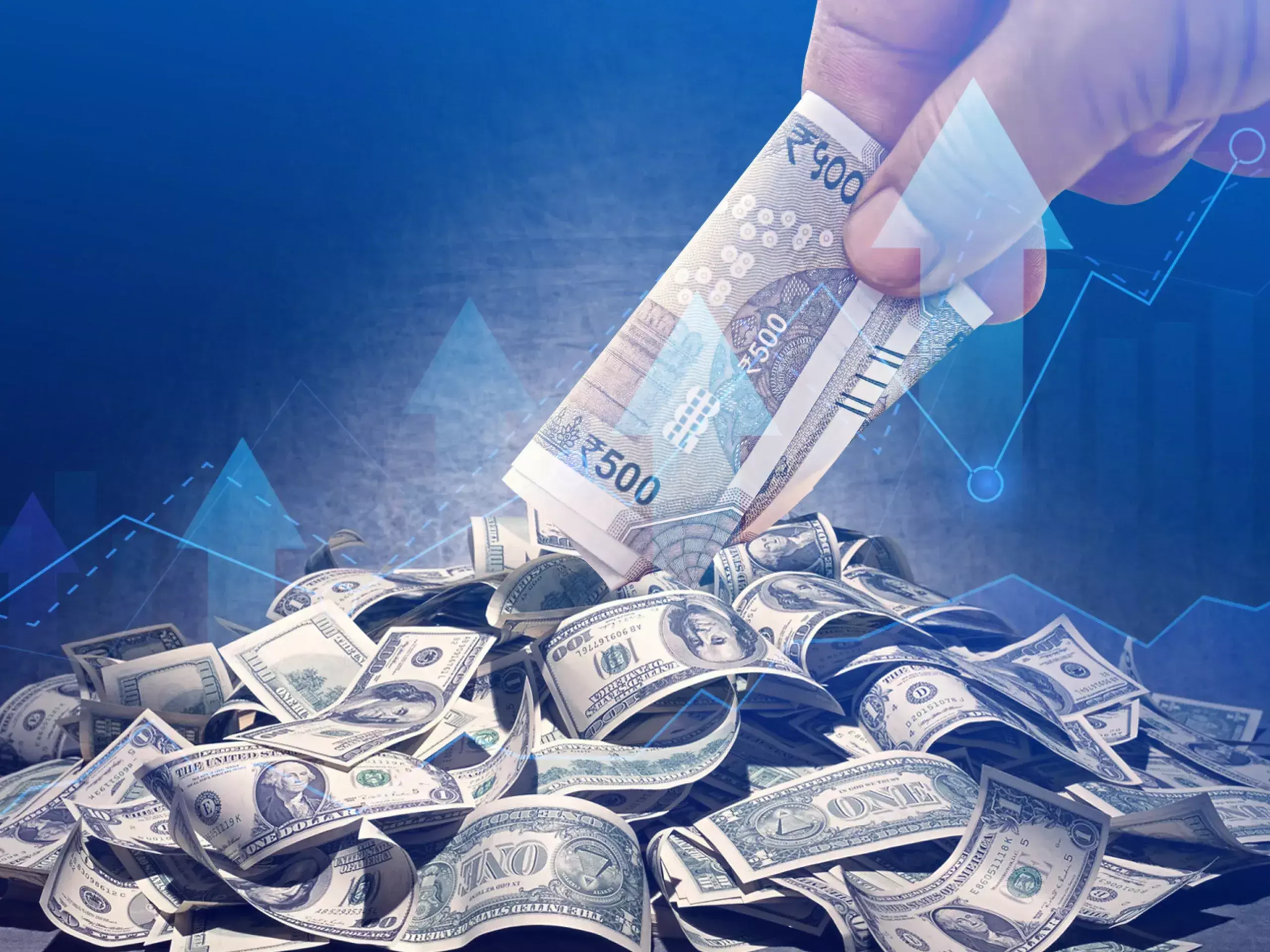 rupee advanced for fourth session in a row