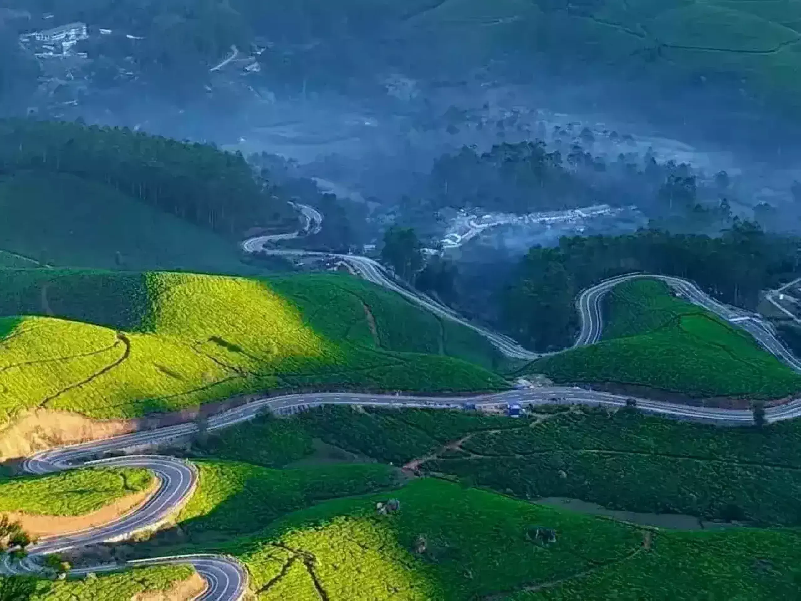 munnar-bodimettu road becomes the attractions of idukki