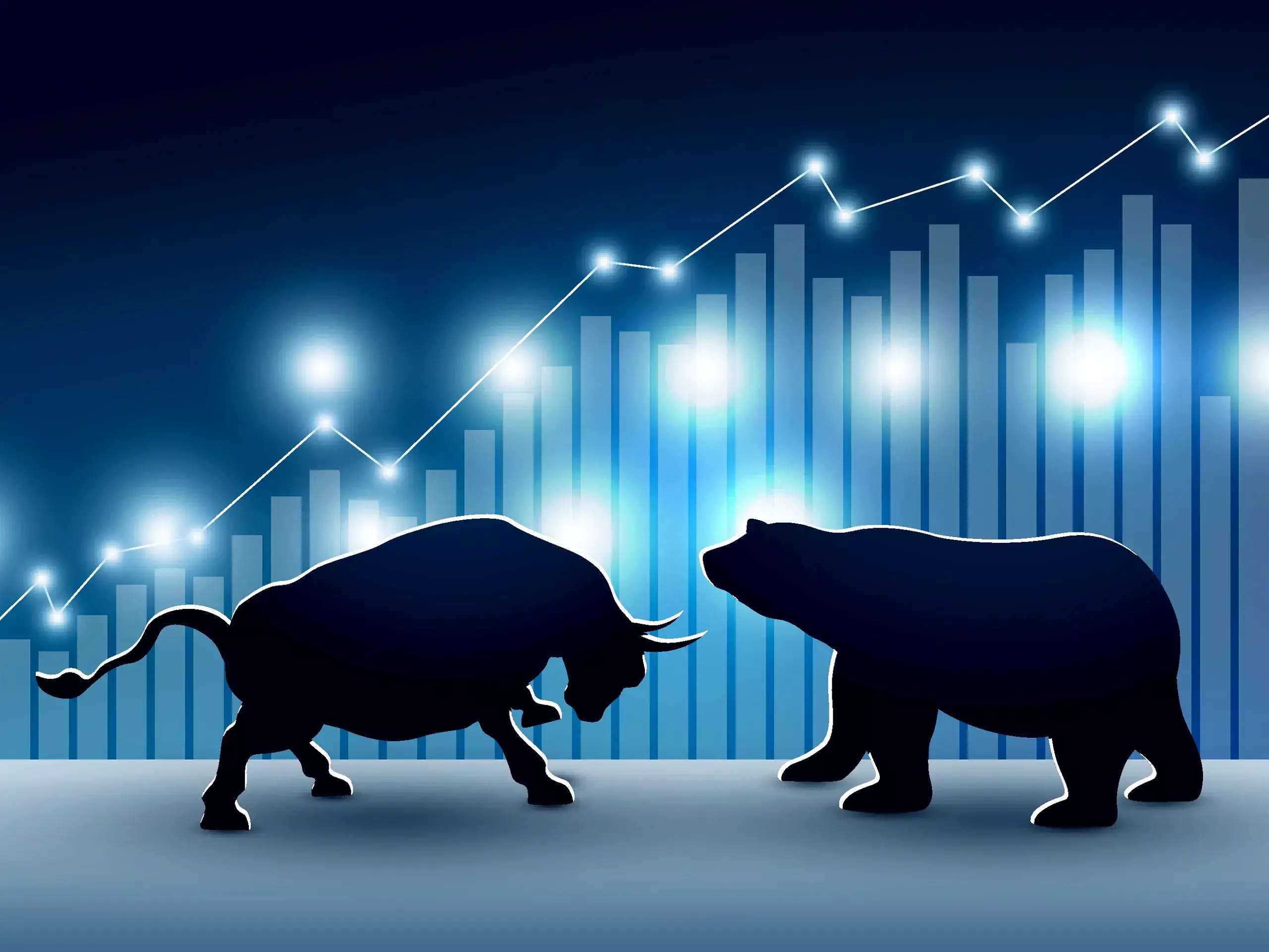 indices started falling, bulls and bears without direction