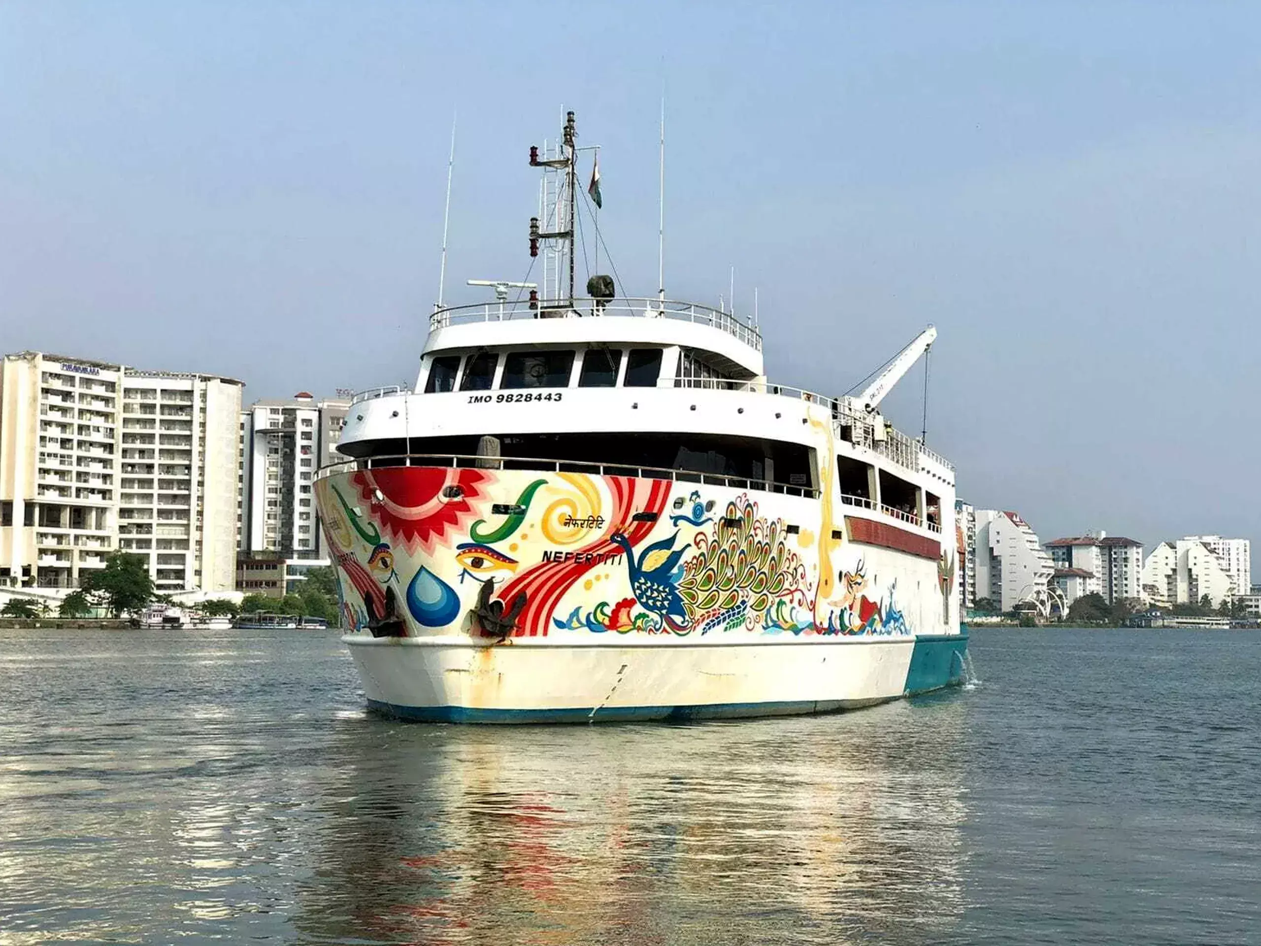 nefertiti prepared, now you can see the views of the arabian sea