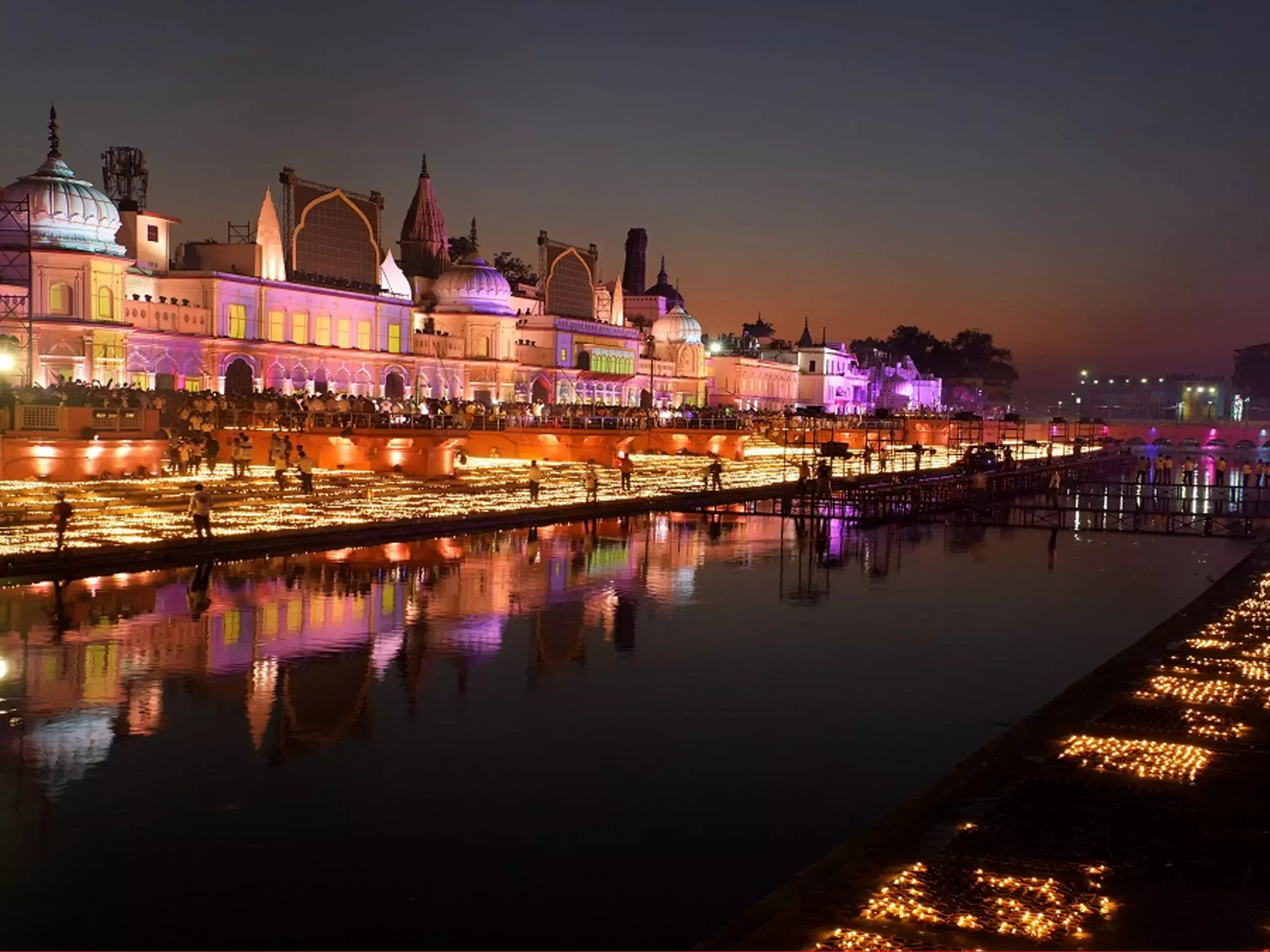 ayodhya created a stir in davos as well