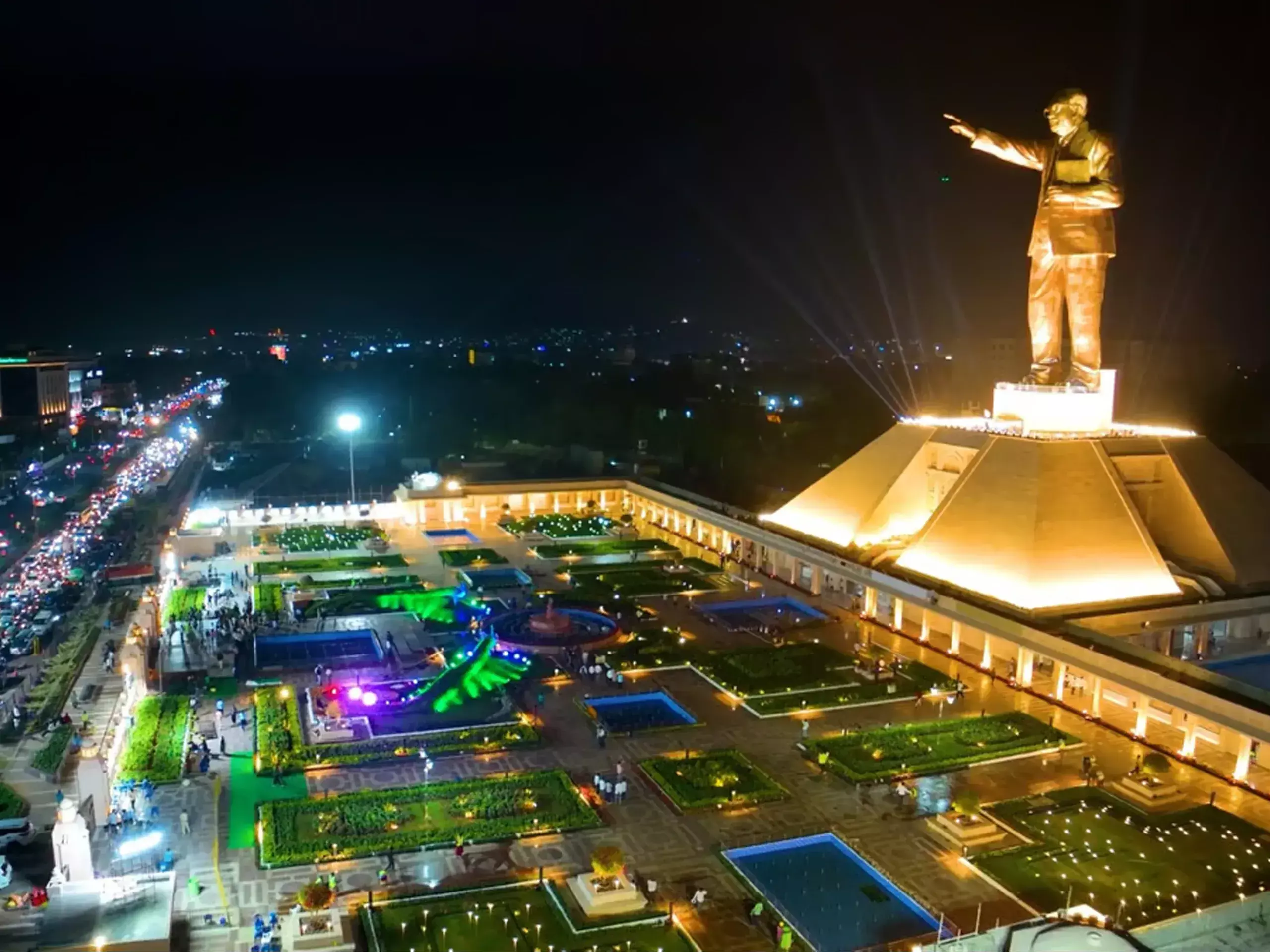 andhra pradesh government will unveil the tallest statue of ambedkar today