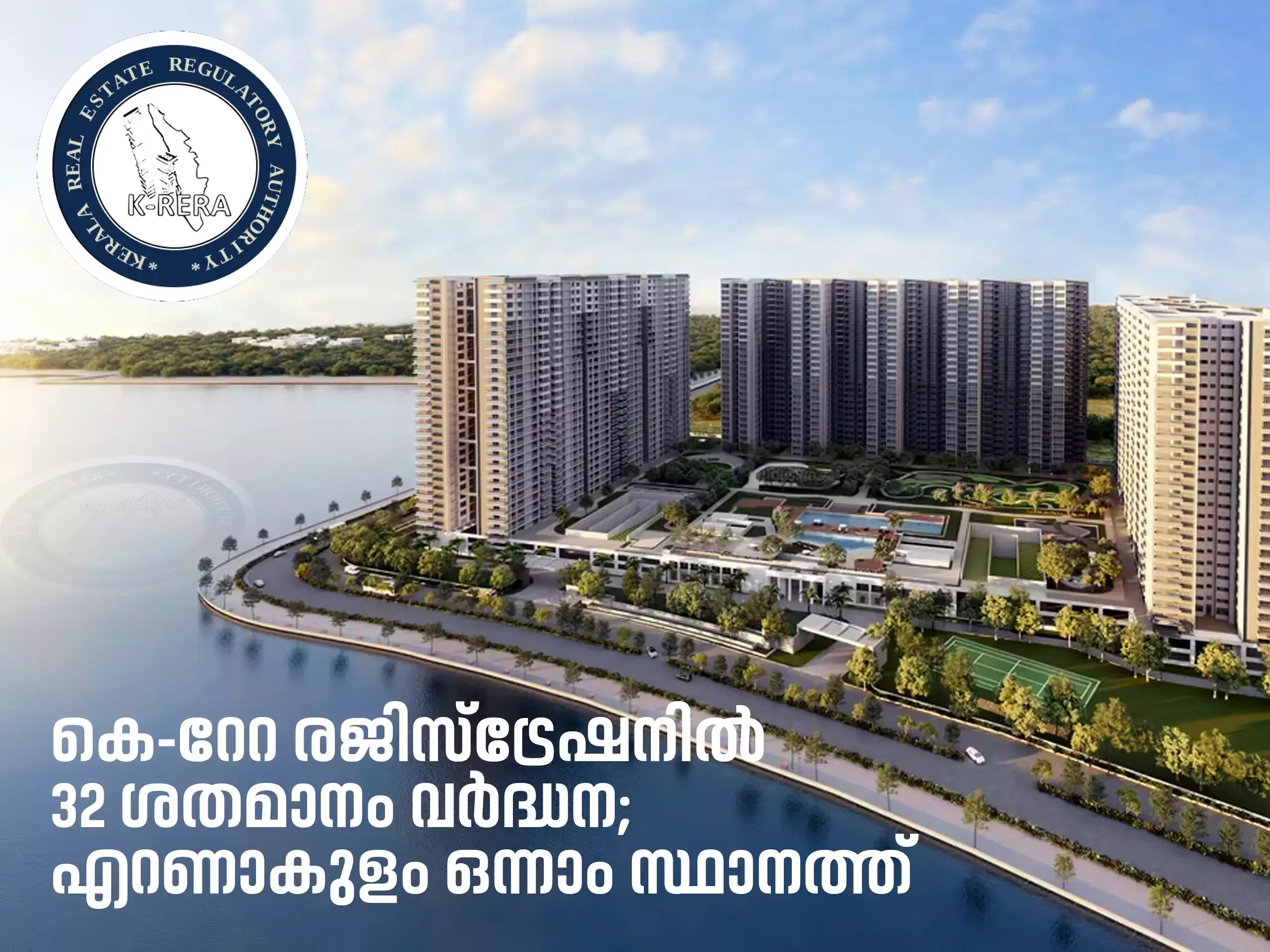 32 percent increase in k-rera registrations, ernakulam ranks first