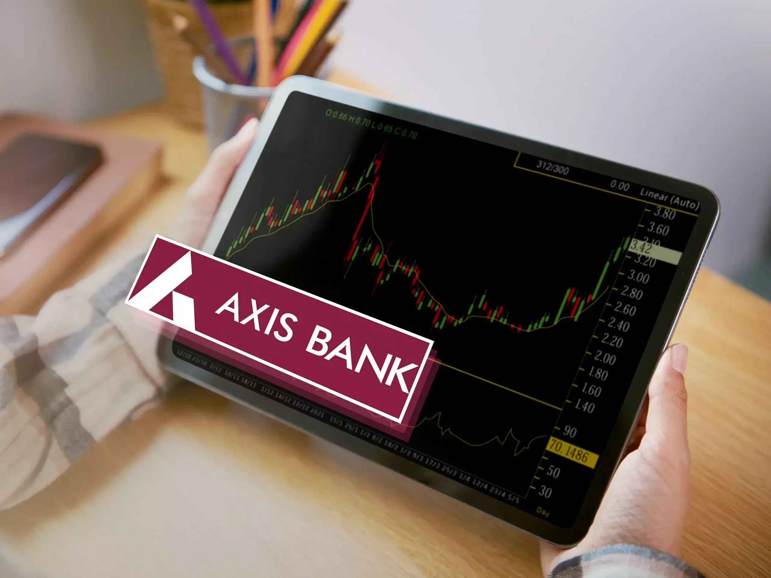 asset position improved and axis banks net profit rose 4%