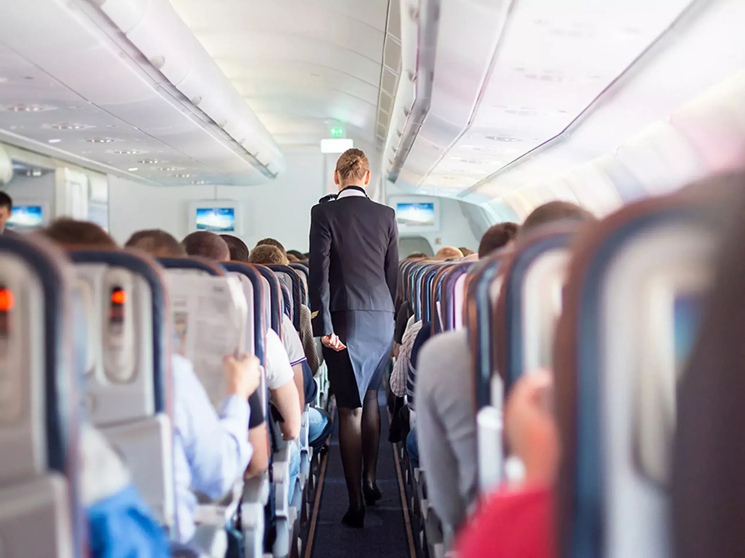 airline with training program to handle passengers