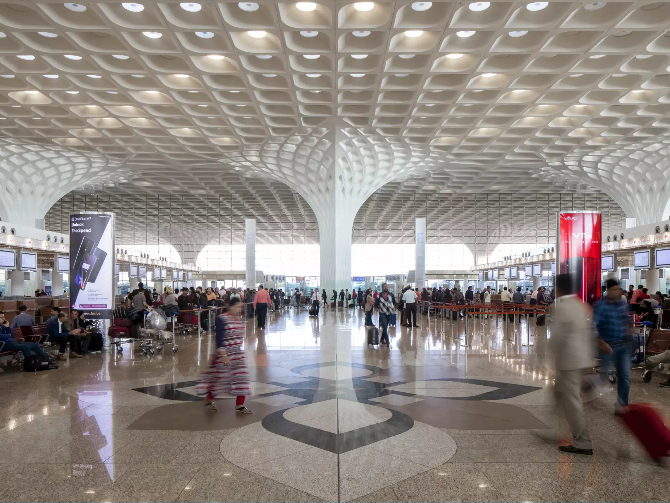 mumbai airport has advanced in the number of passengers