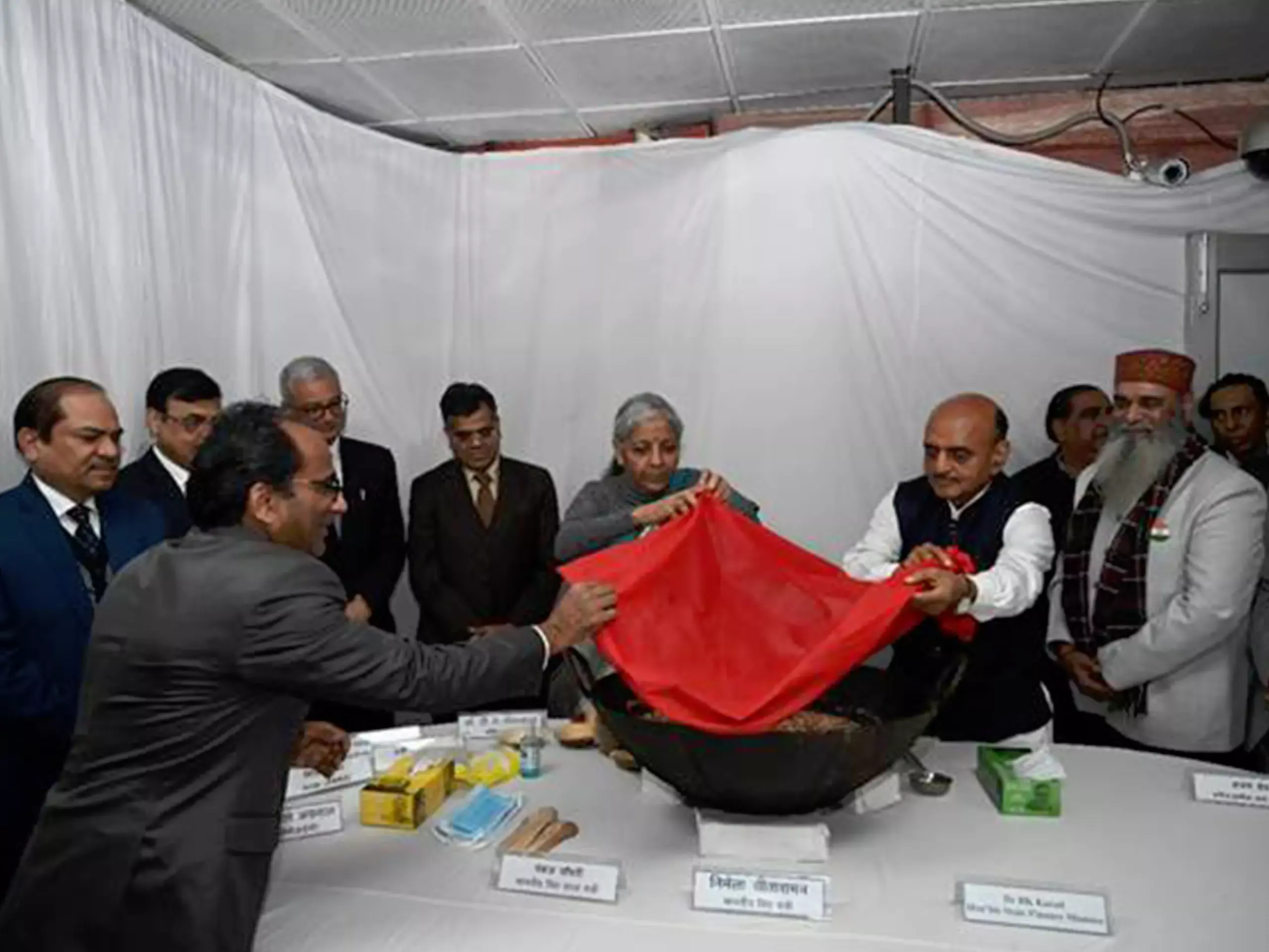 Final phase preparation of budget with halwa ceremony in North Block