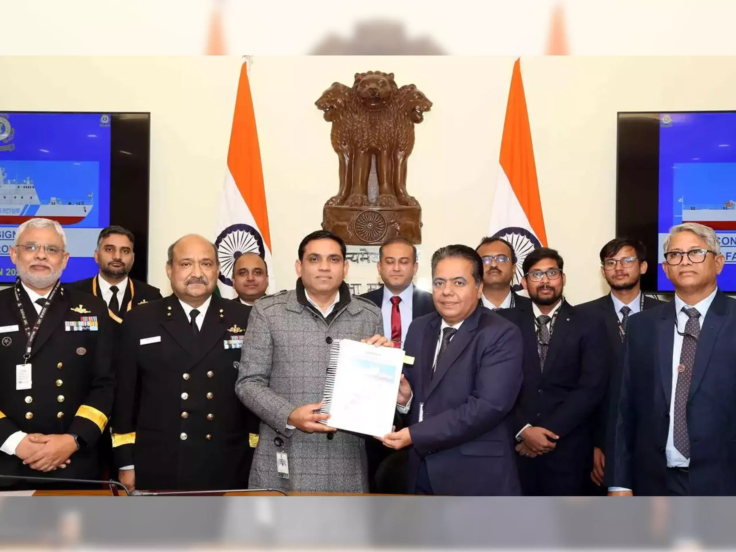 ministry of defence signs contract with mazagon dock shipbuilders