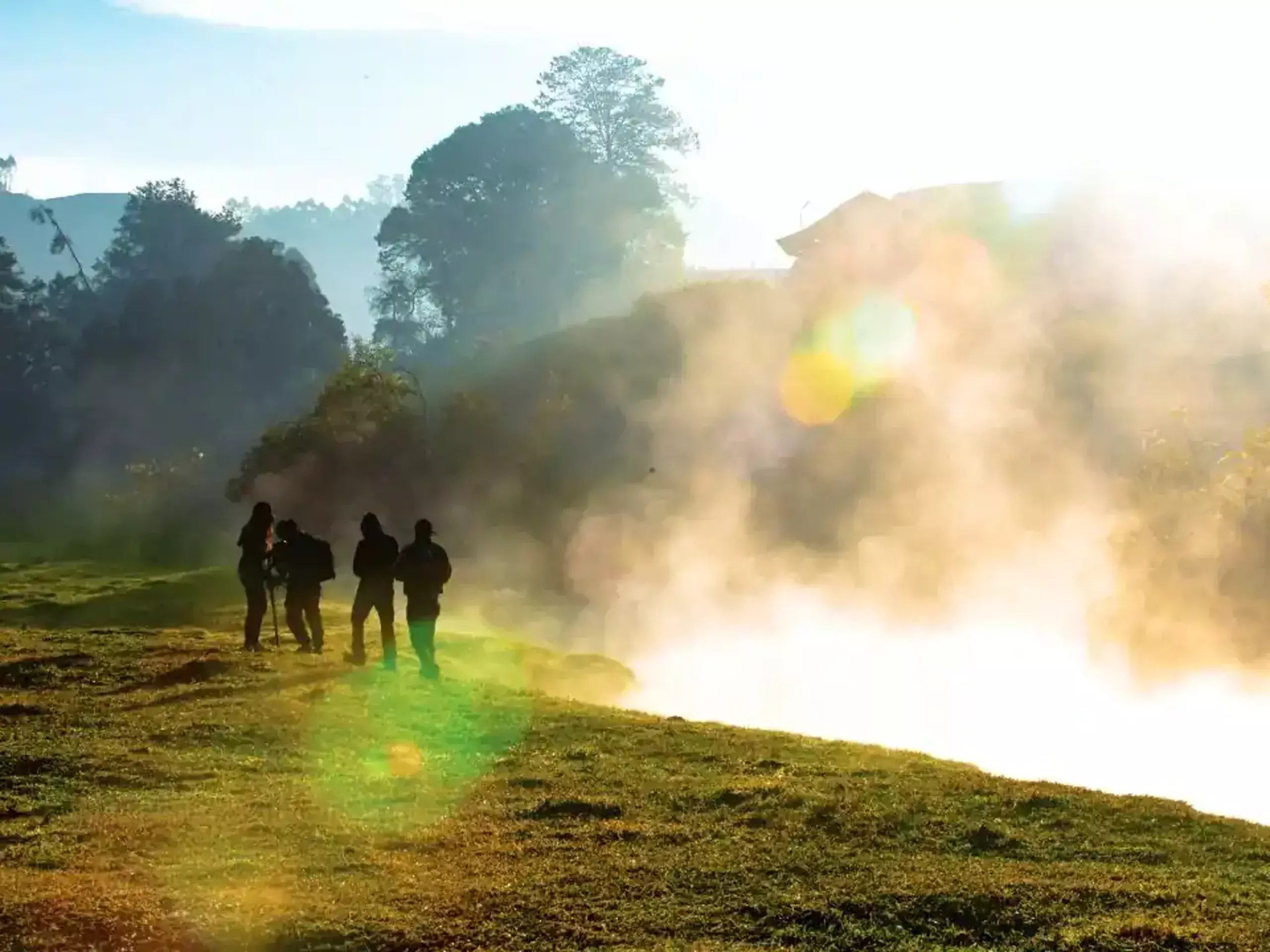 in munnar, extreme cold in the scene has increased the flow of tourists
