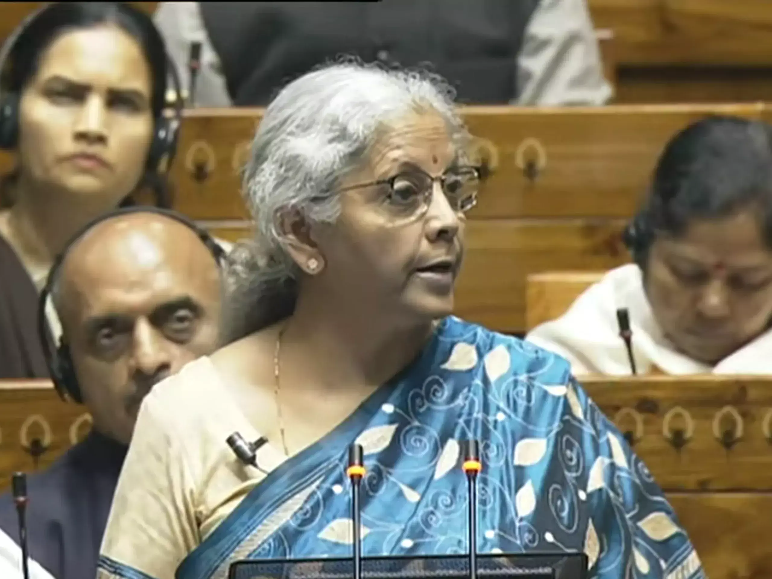 budget presentation highlighting the achievements of the modi government