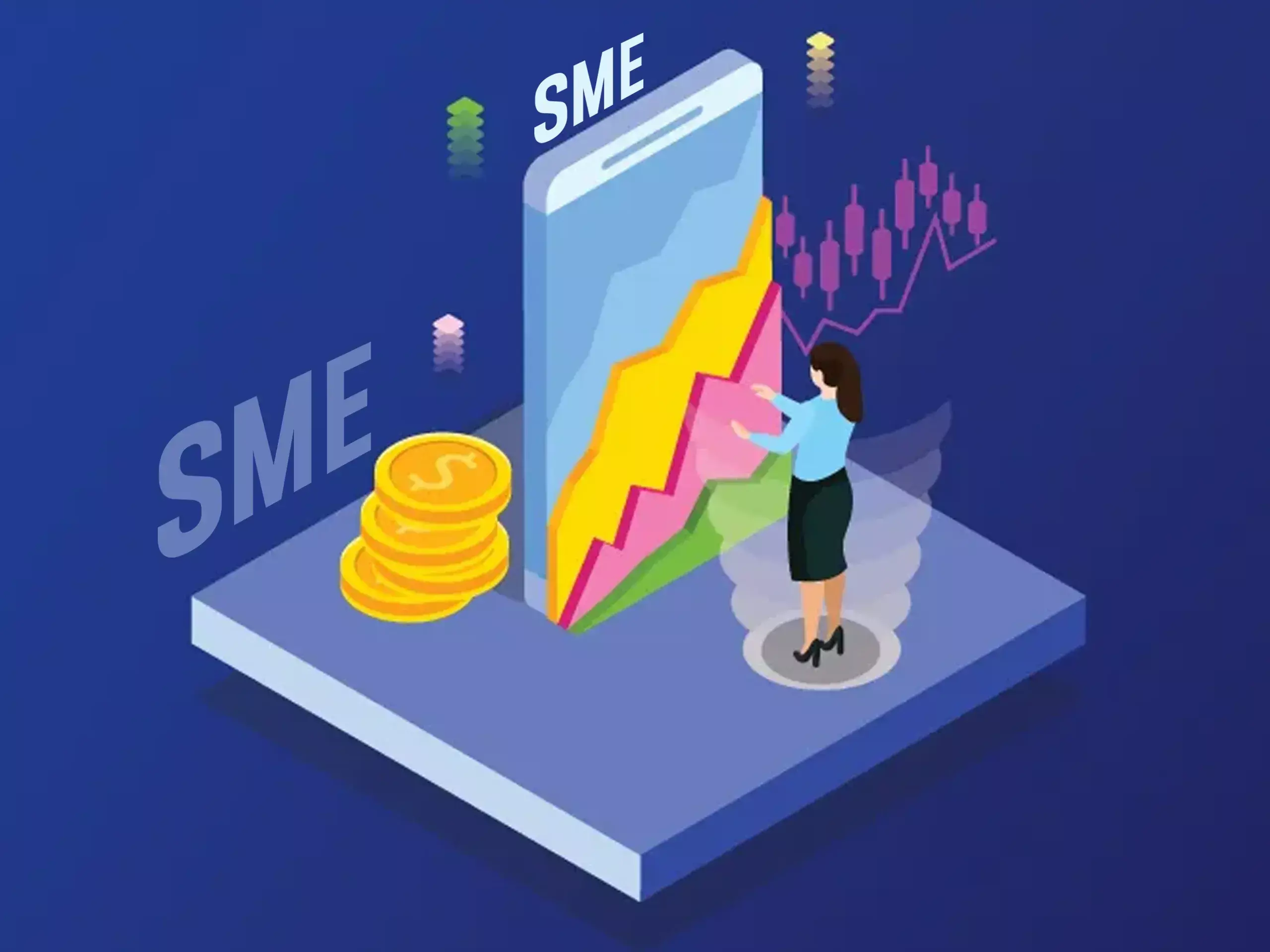sme stocks with big debuts