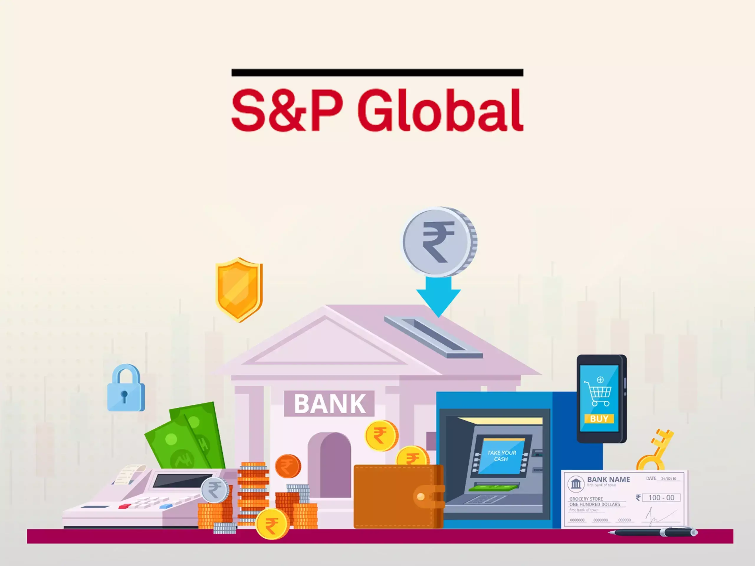 liquidity in indian banks is shrinking, s&p