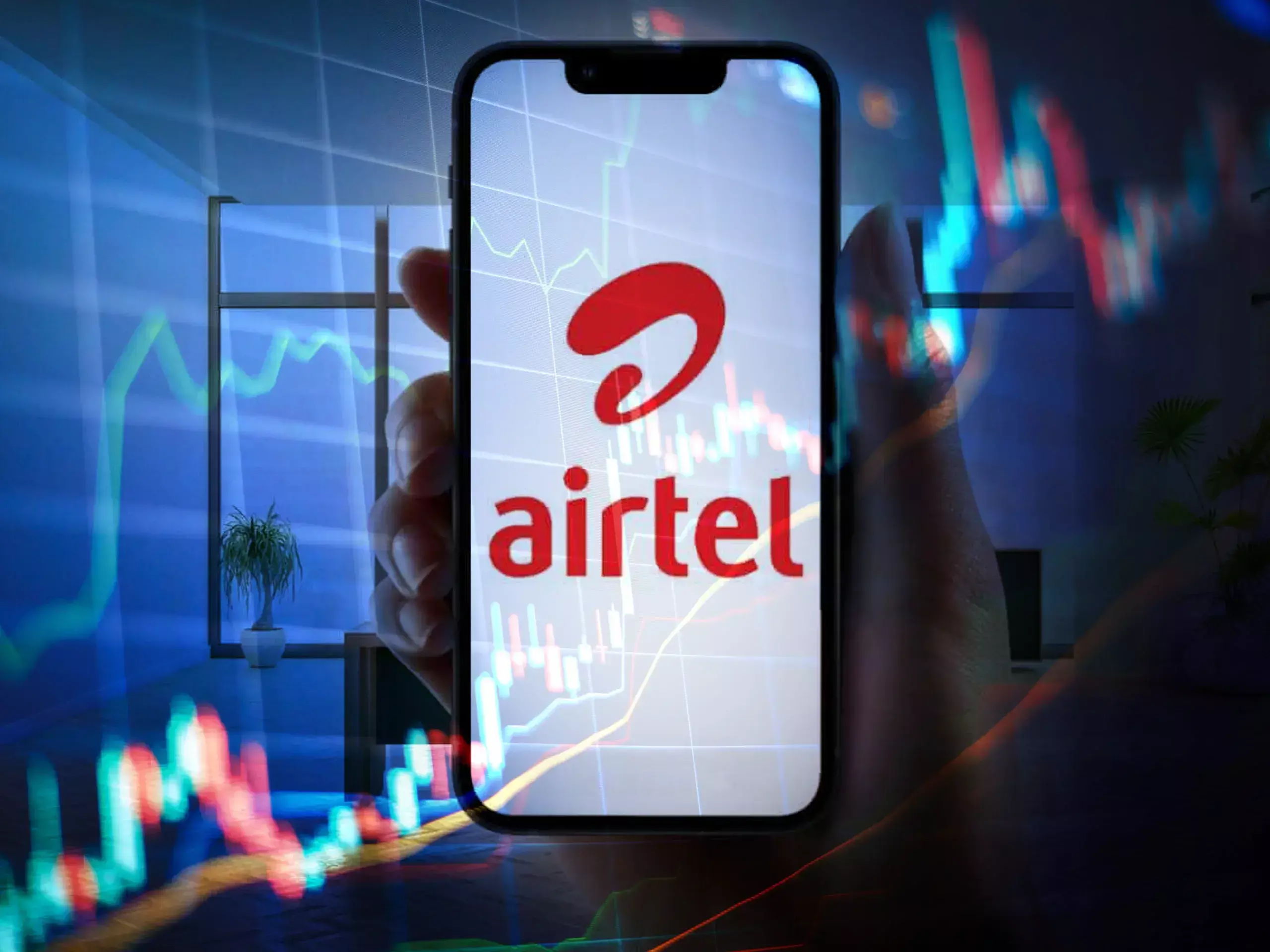result effect, bharti airtel stock advanced