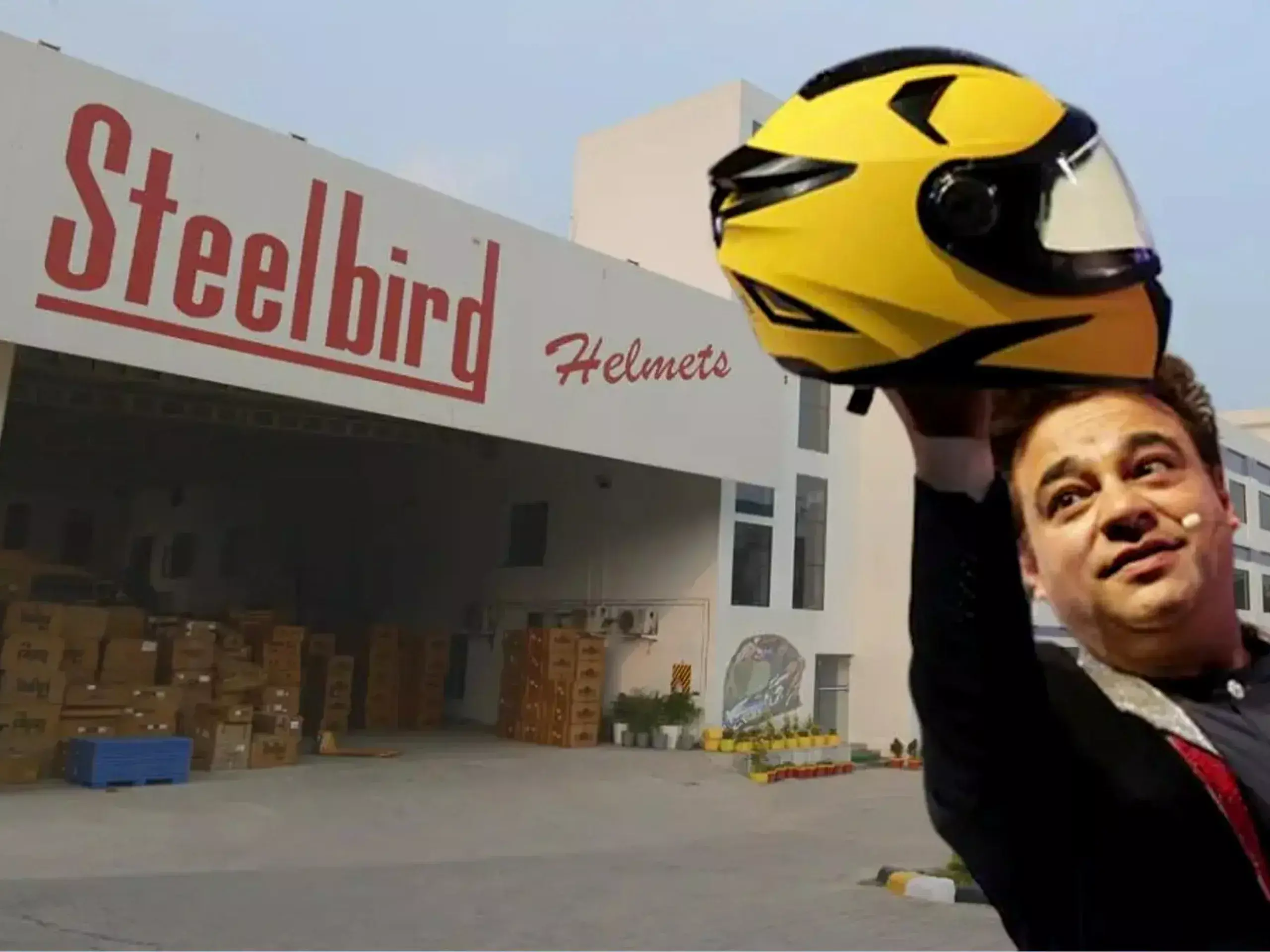 steelbird has earned reputation of being worlds largest helmet manufacturer
