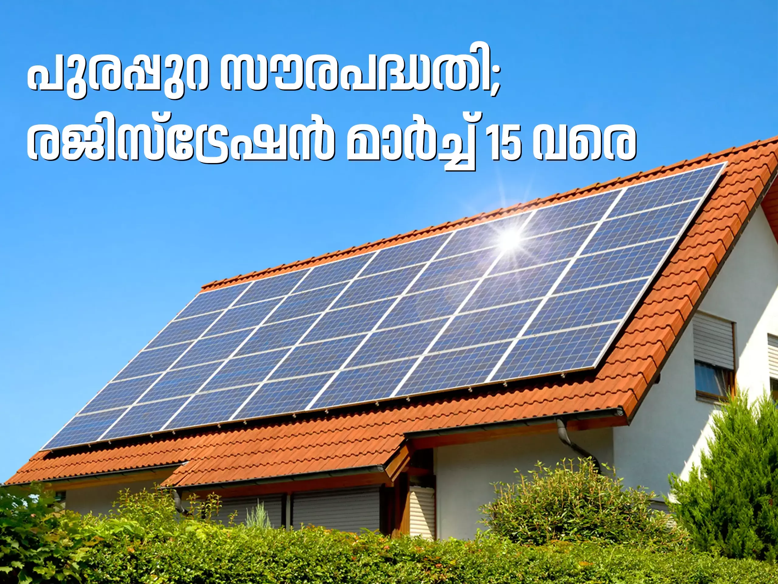 Up to 40 percent subsidy for domestic customers