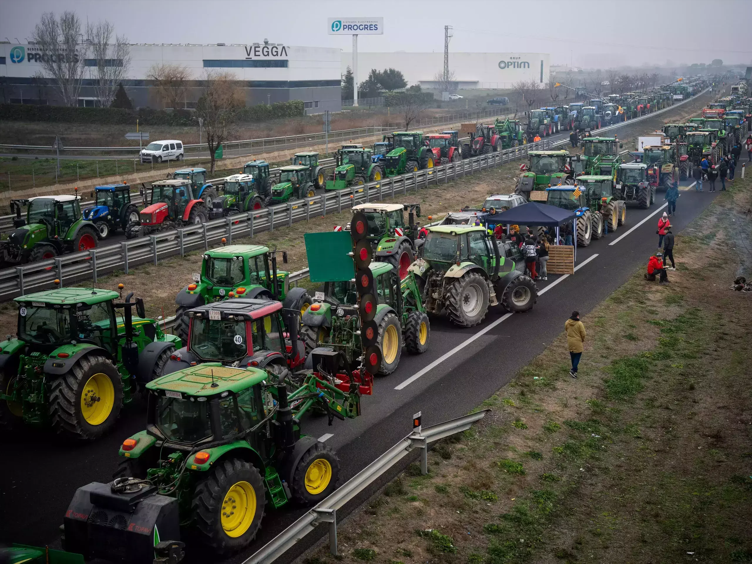 tractors also hit the roads in europe