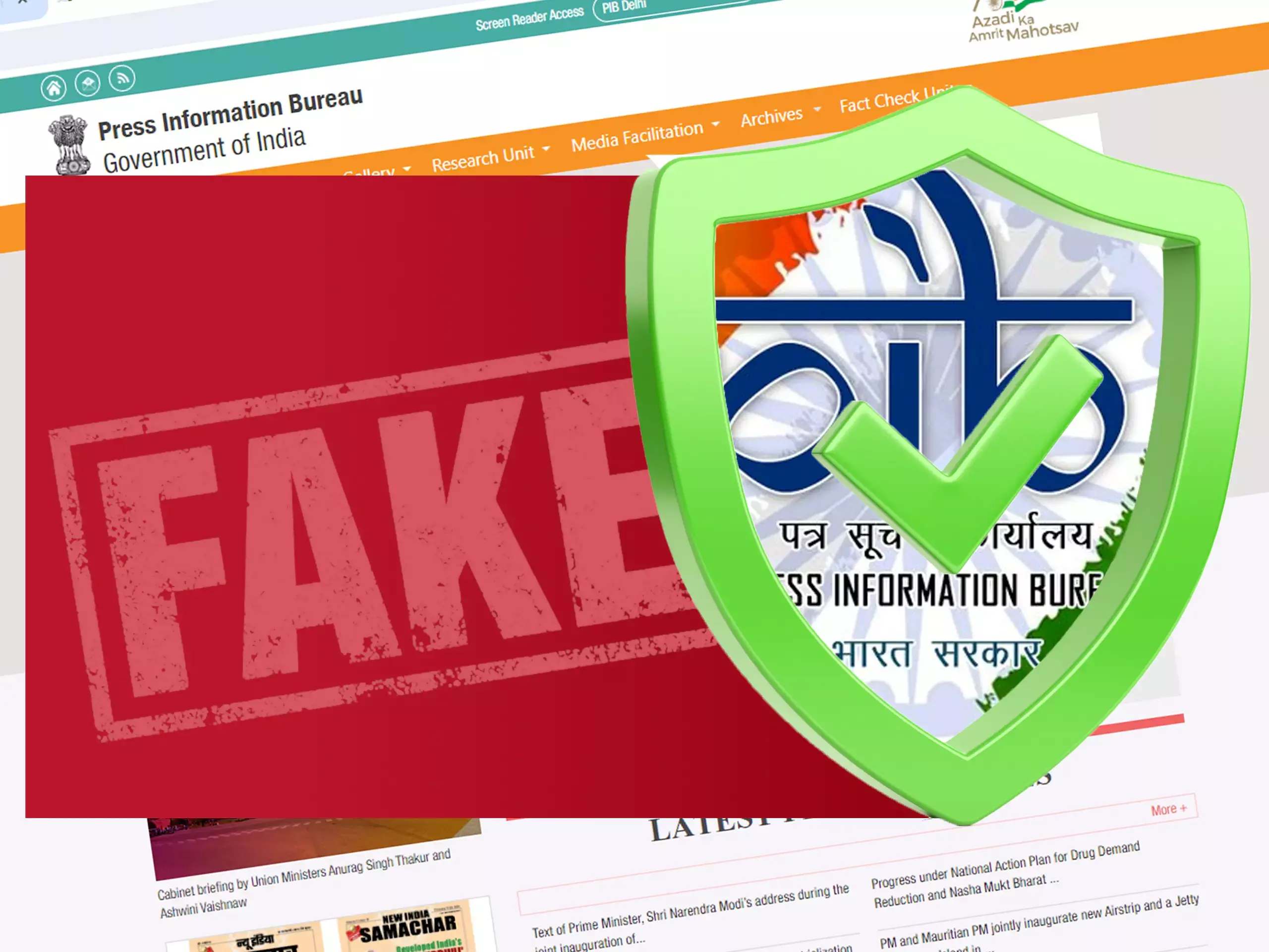 കണ്ടതെല്ലാം പൊയ്യ് ഇനി കാണപോകിരത് നിജം  ; വ്യാജ വാർത്ത തിരിച്ചറിയാൻ PIB   ഫാക്ട് ചെക്ക്