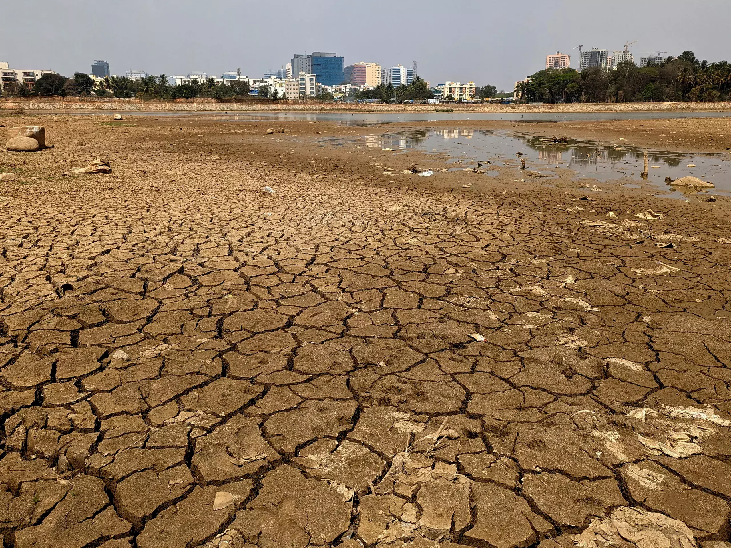 bengaluru city parched in hot summer, primary need is fulfilled in the washrooms in the malls