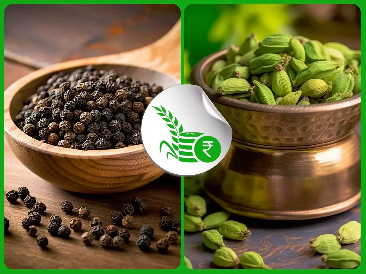 കുരുമുളക് വിലയില്‍ മുന്നേറ്റം; ഏലക്കയും കുതിക്കുന്നു