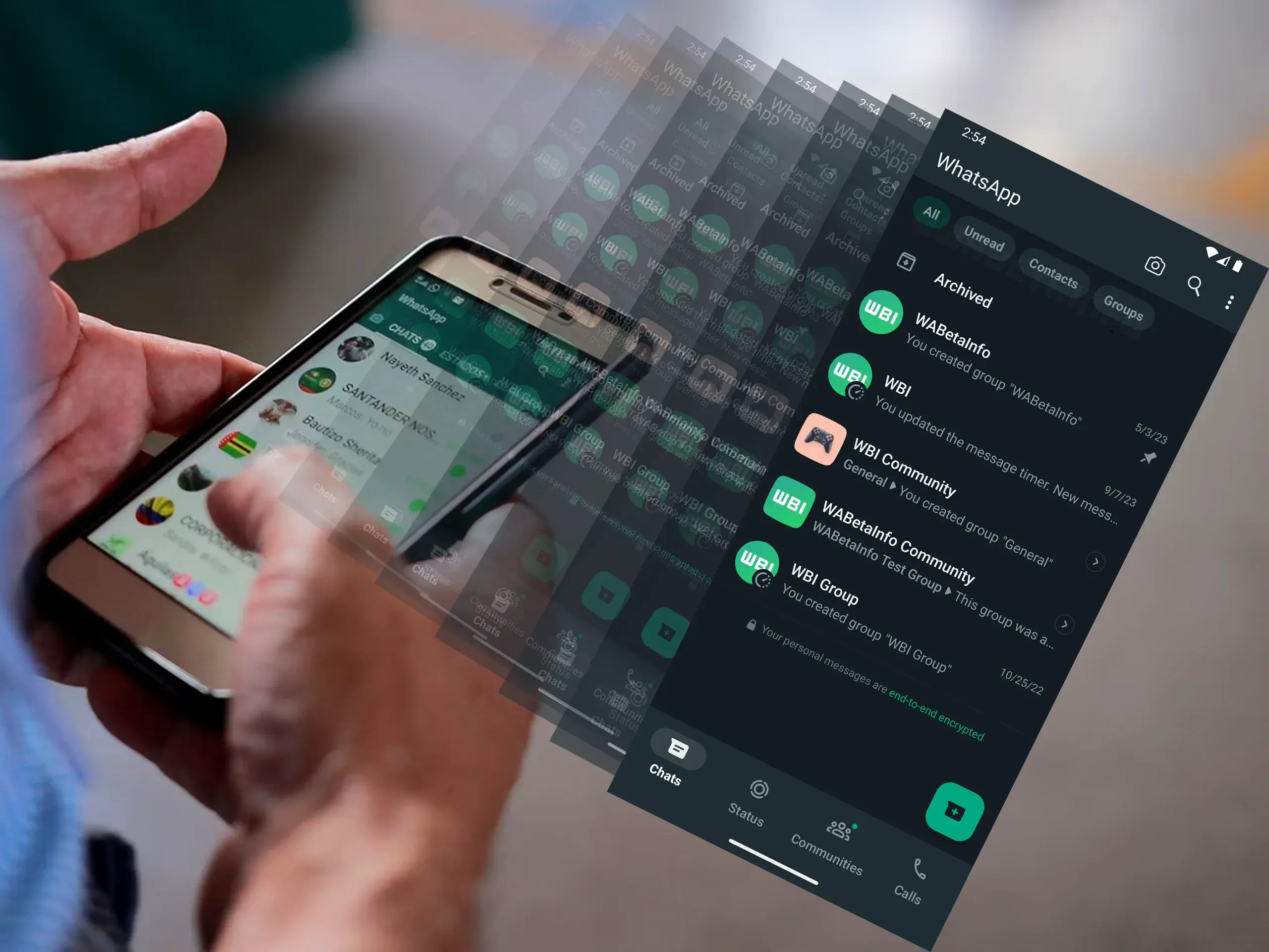 new whatsapp for searching chats