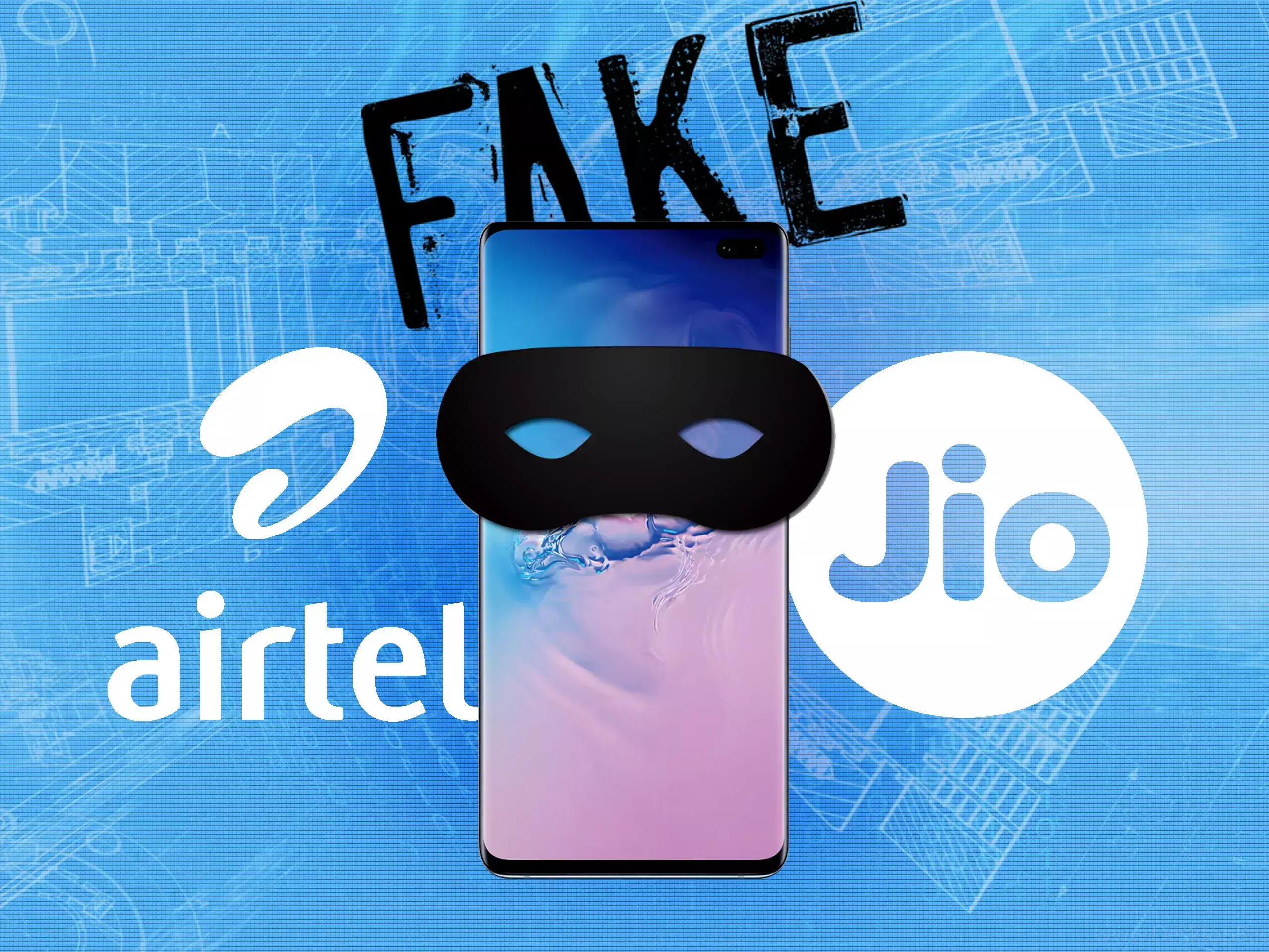 mobile fakes more for airtel and jio