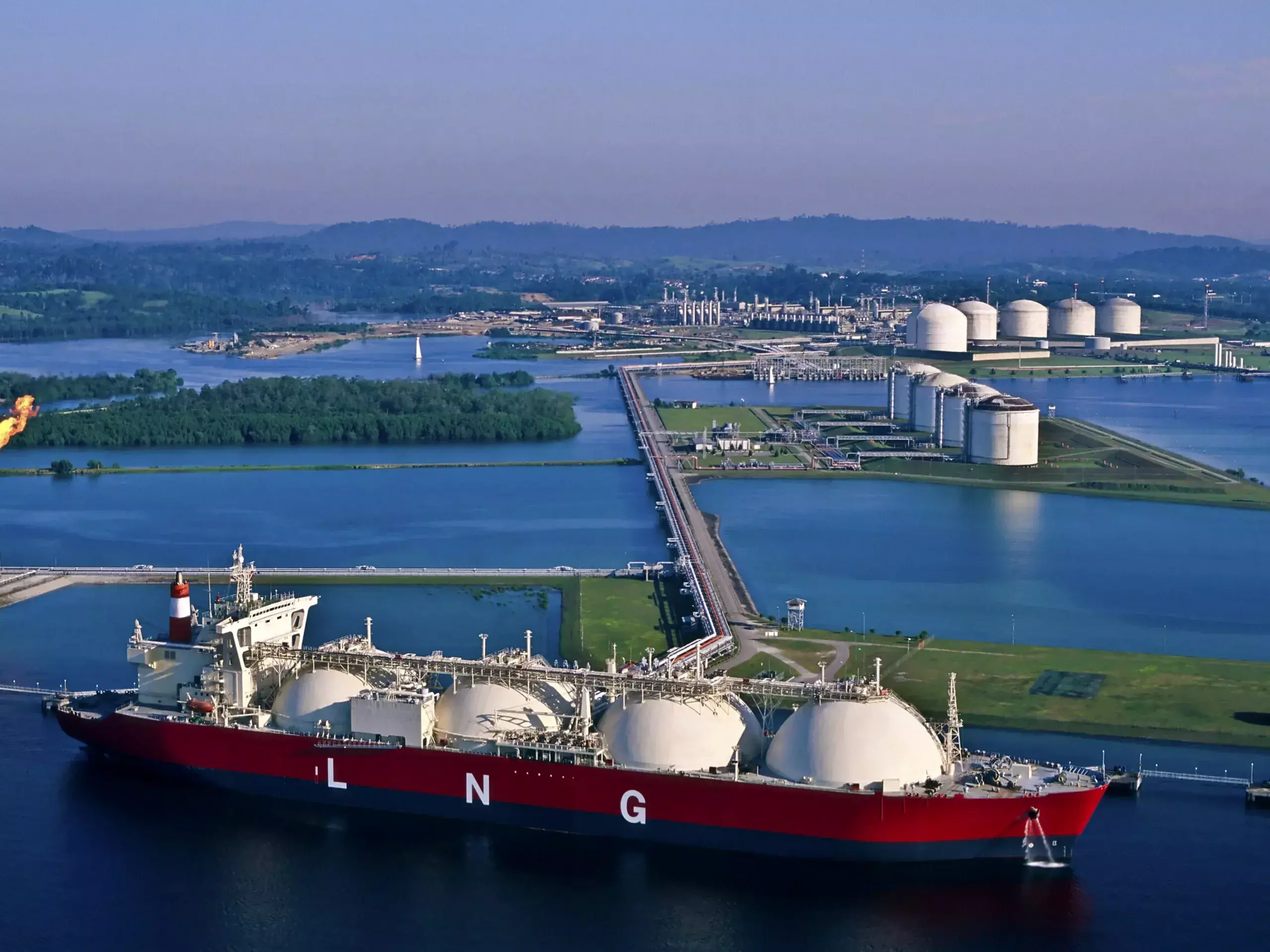 lng imports will decrease