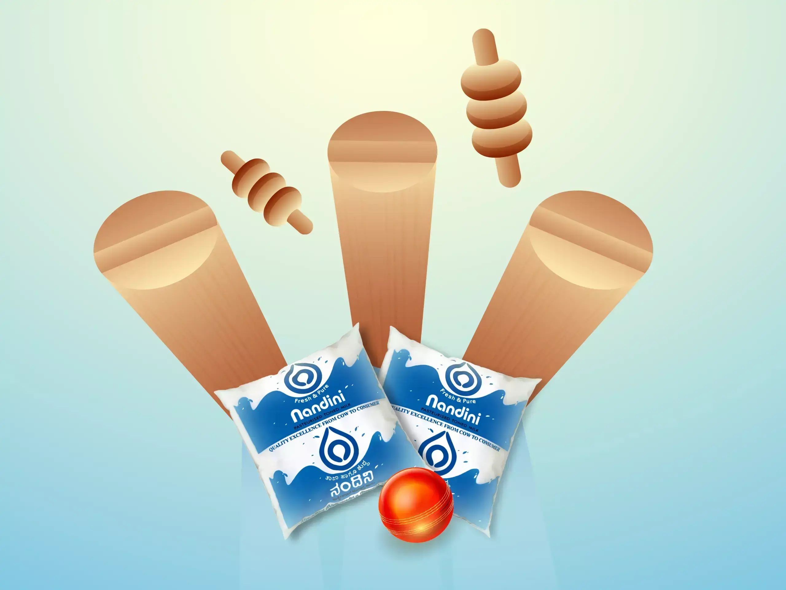 നന്ദിനി-അമുല്‍ യുദ്ധം ടി20 ലോകകപ്പിലേക്കും