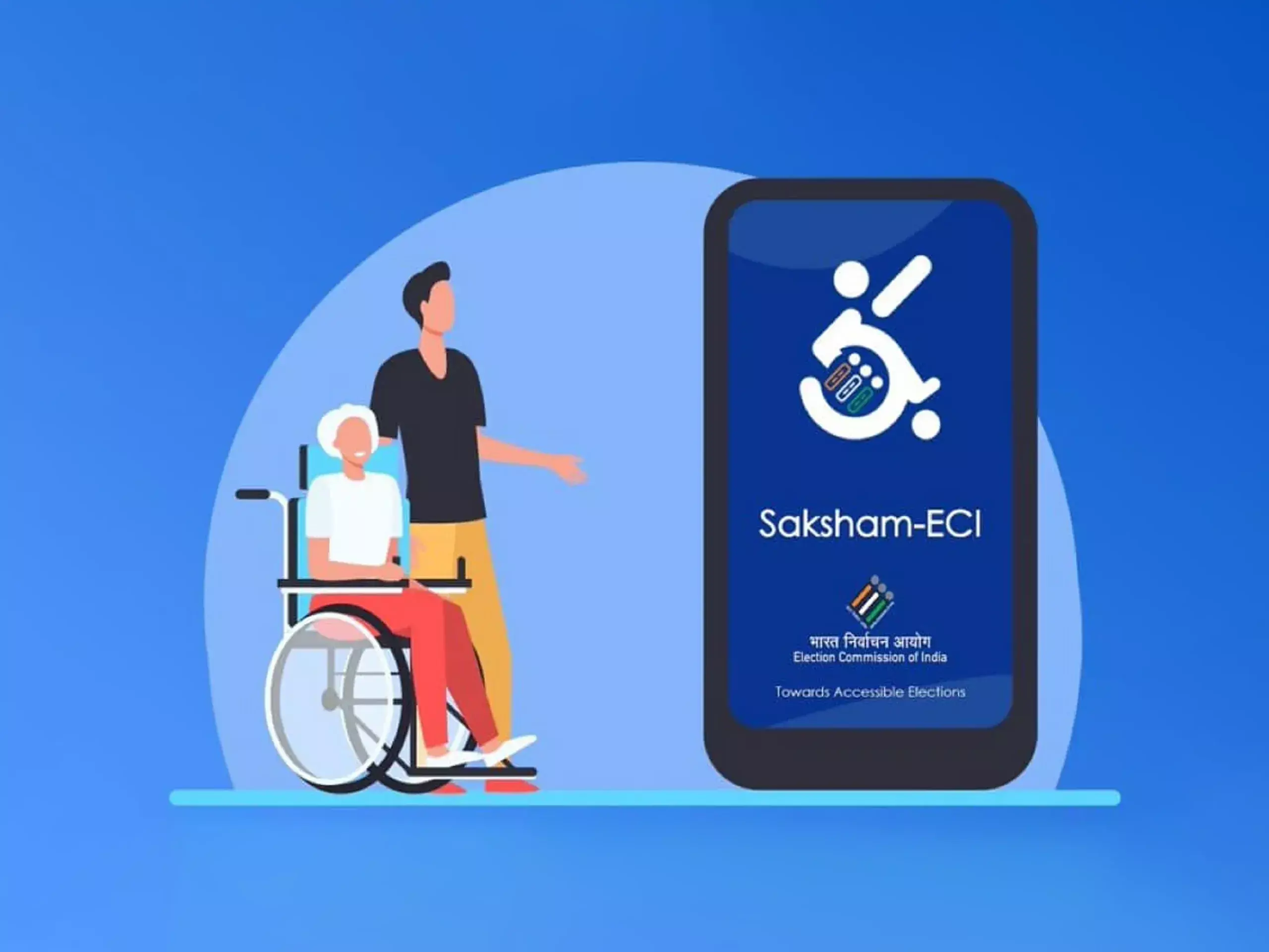 loksabha elections, saksham app for people with disabilities