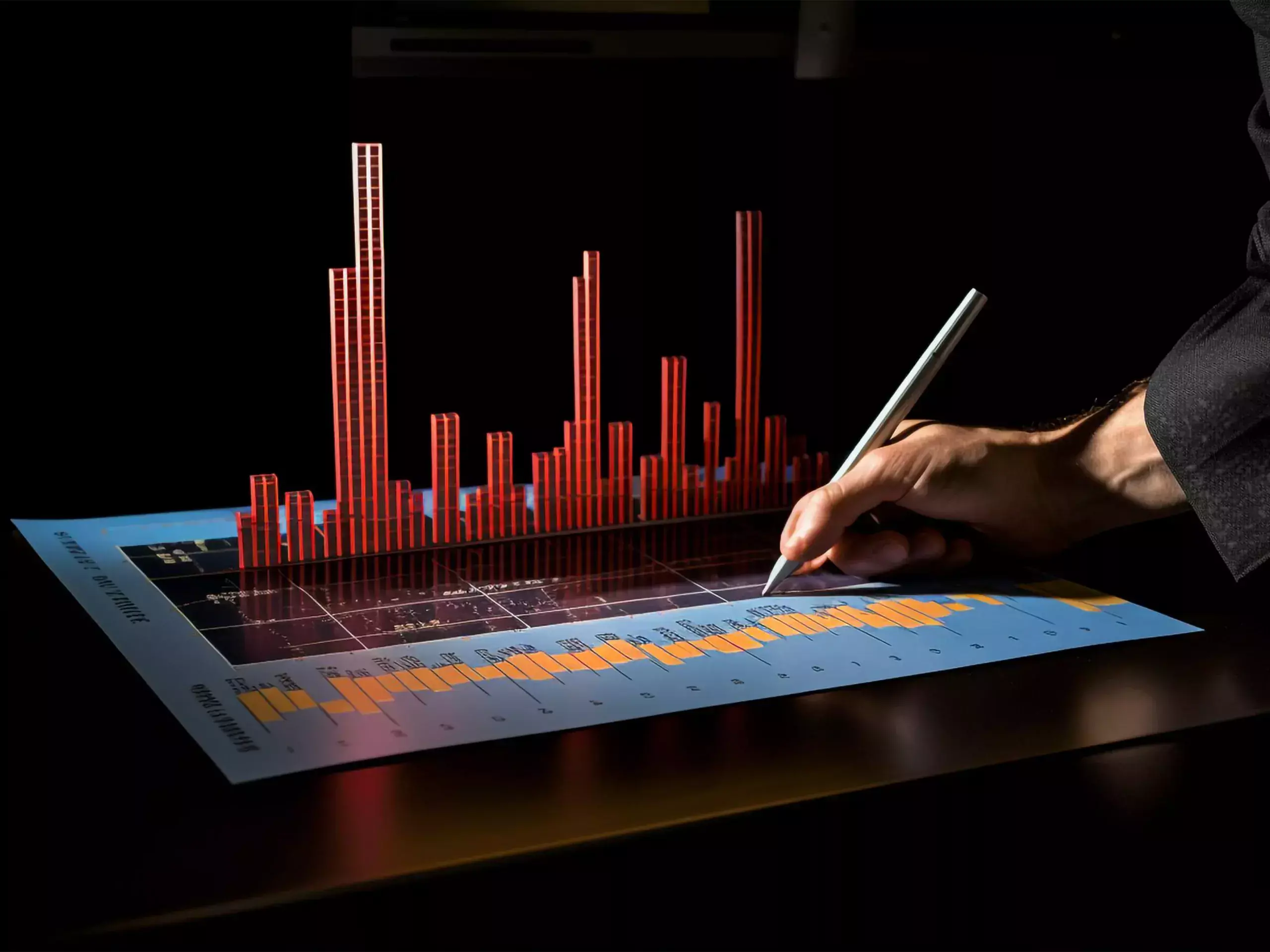 market ended in decline on the fourth day