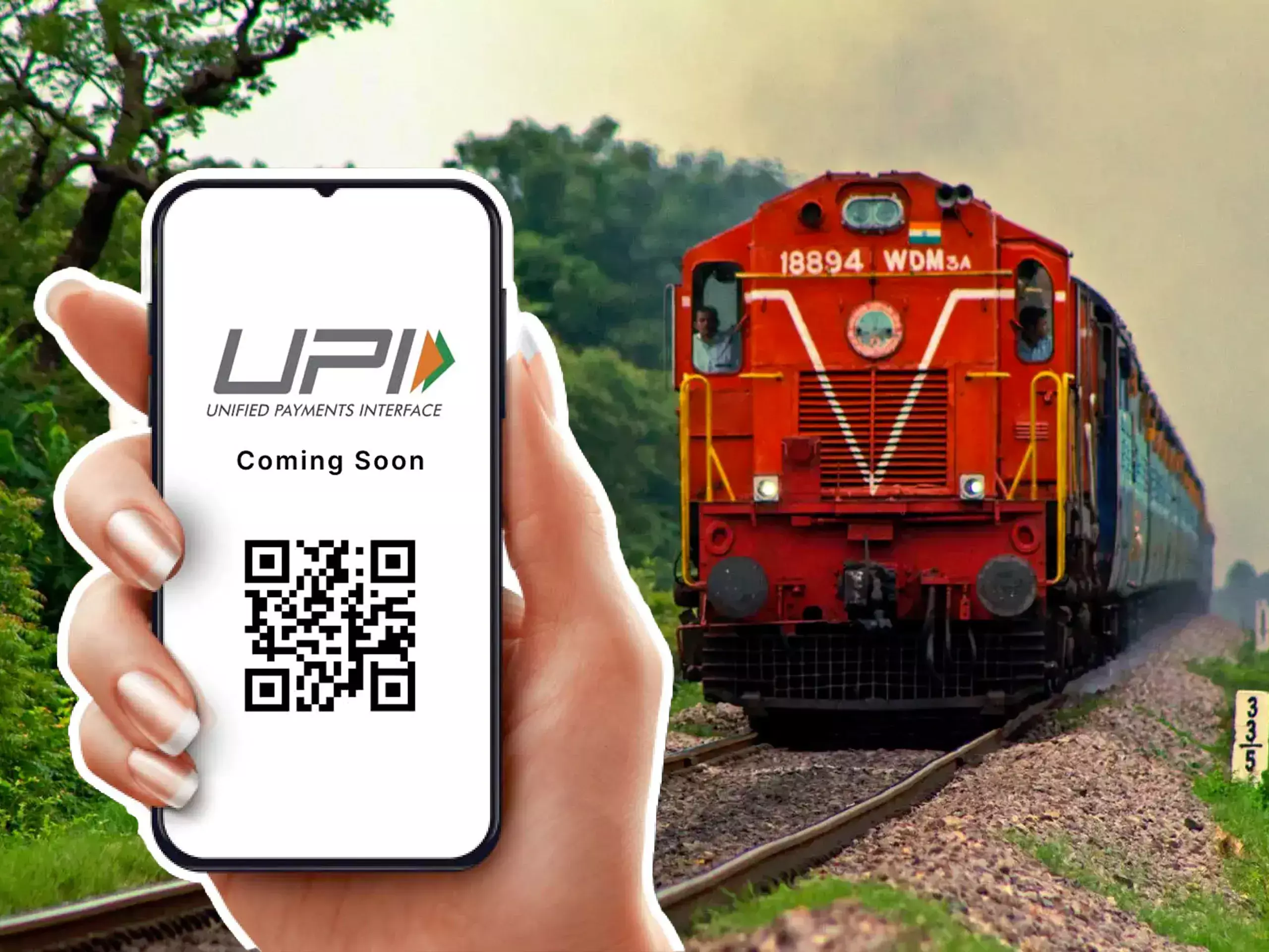 indian railways is an event! now you can also buy general ticket through upi