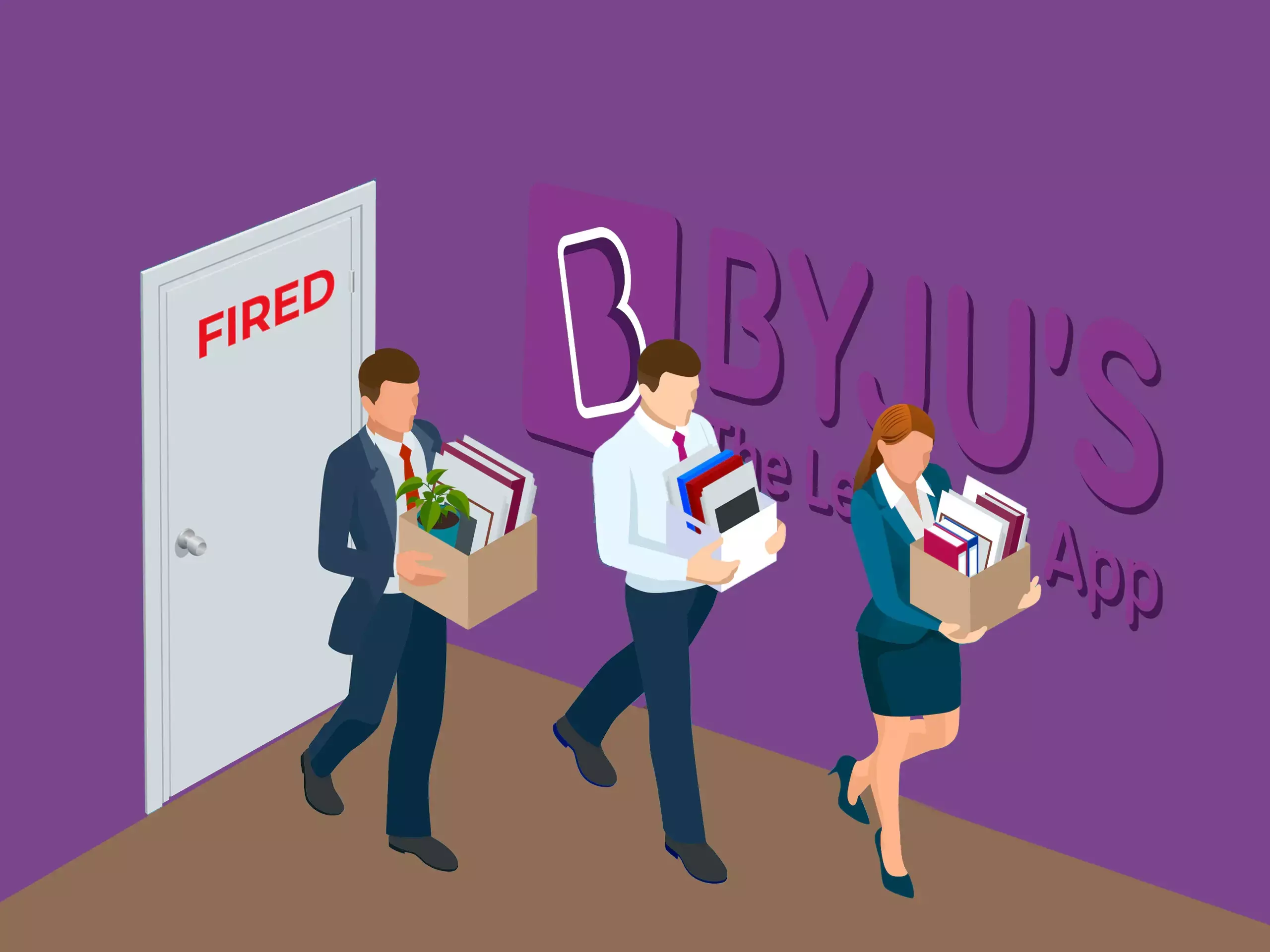 ബൈജൂസ് അധ്യാപകരടക്കം 500 ജീവനക്കാരെ പിരിച്ചുവിട്ടു ബൈജൂസ് അധ്യാപകരടക്കം 500 ജീവനക്കാരെ പിരിച്ചുവിട്ടു