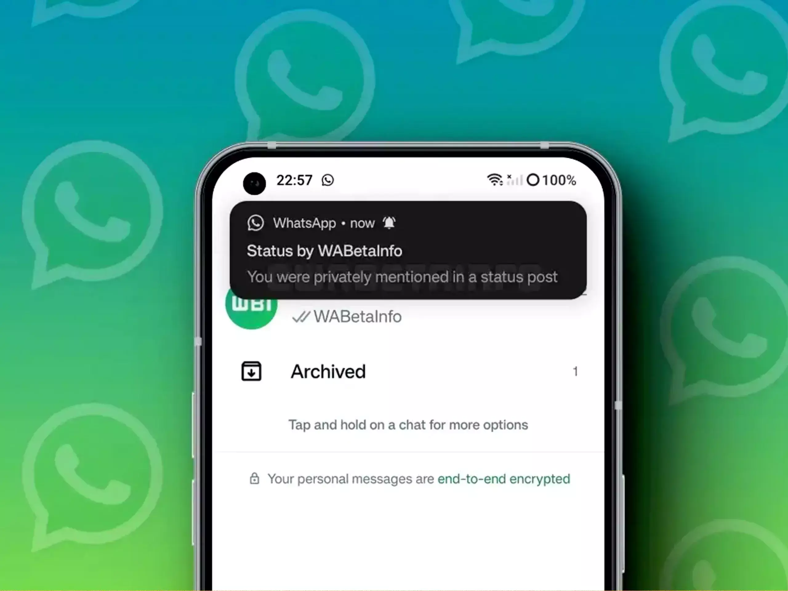 tagging feature in whatsapp status from now on