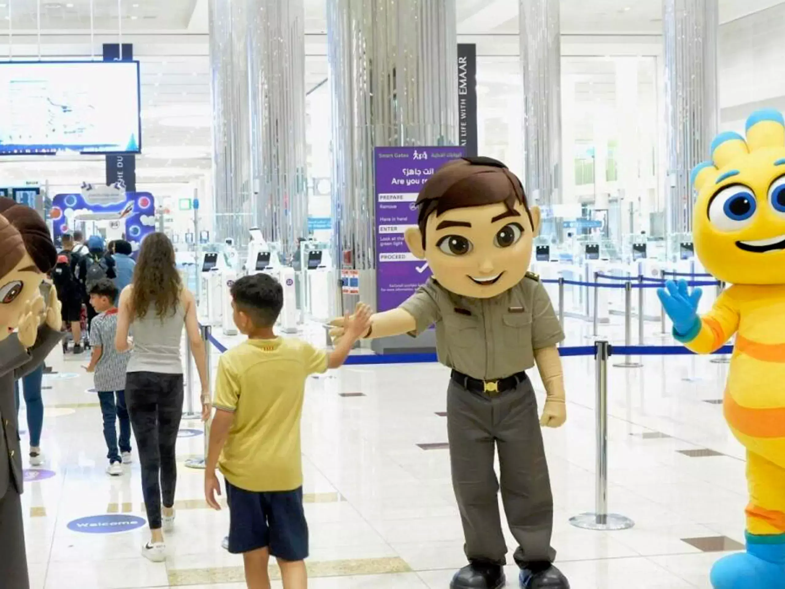 5,00,000 kids get their passports stamped at the kiddie lane at dubai airport
