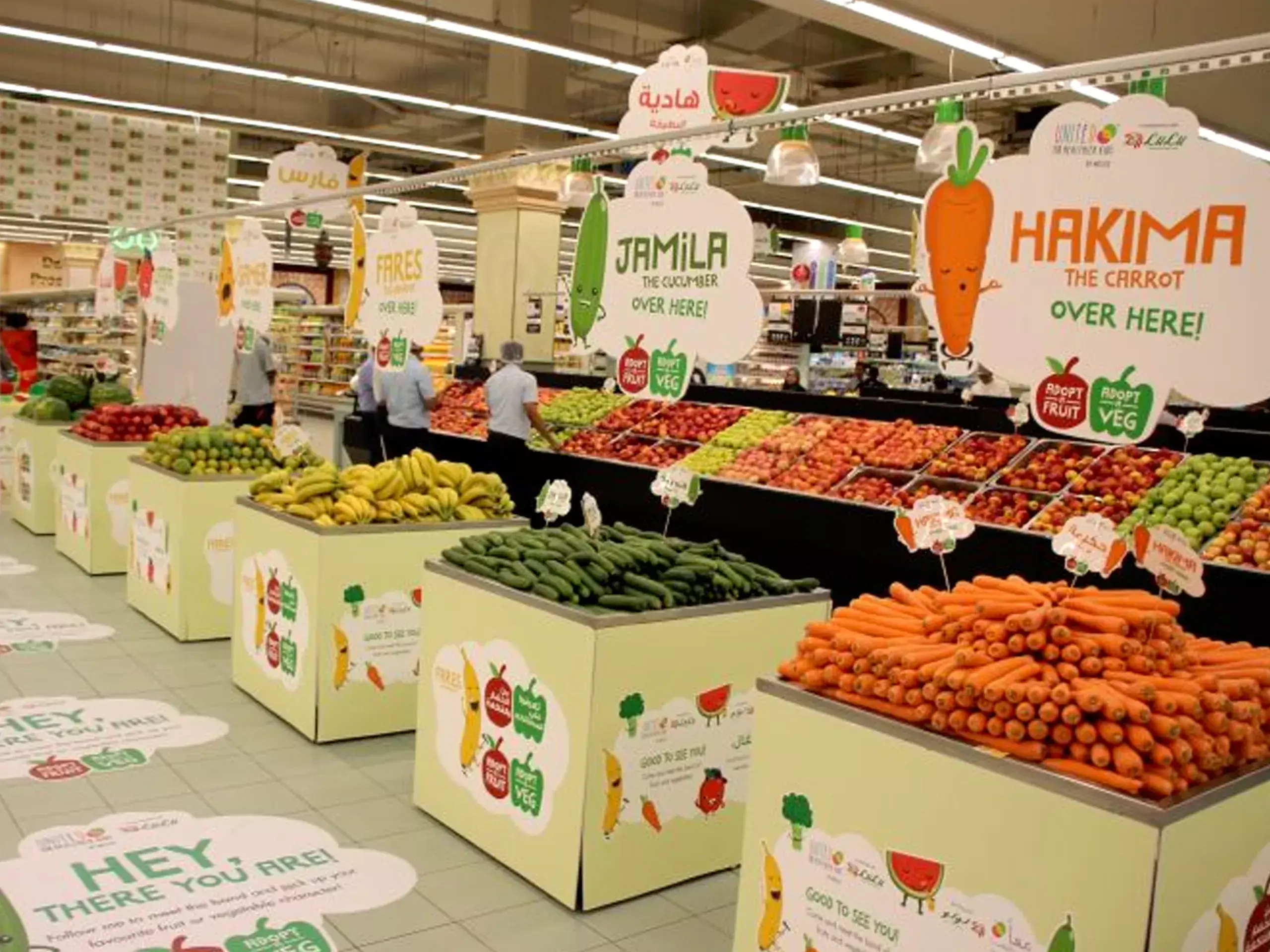 vishu celebrations in gulf, lulu group with local vegetables