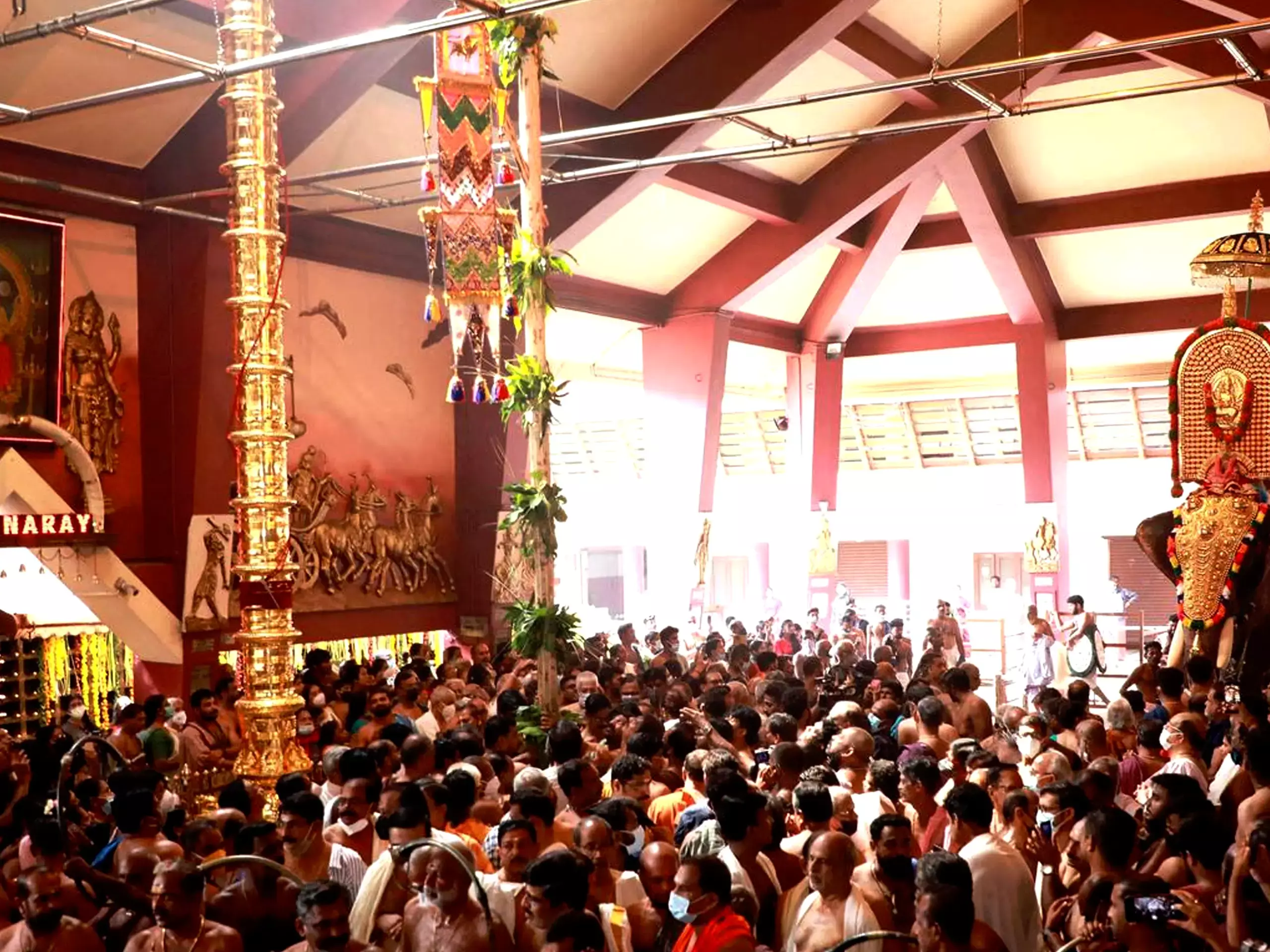 Thrissur Pooram will be hoisted today