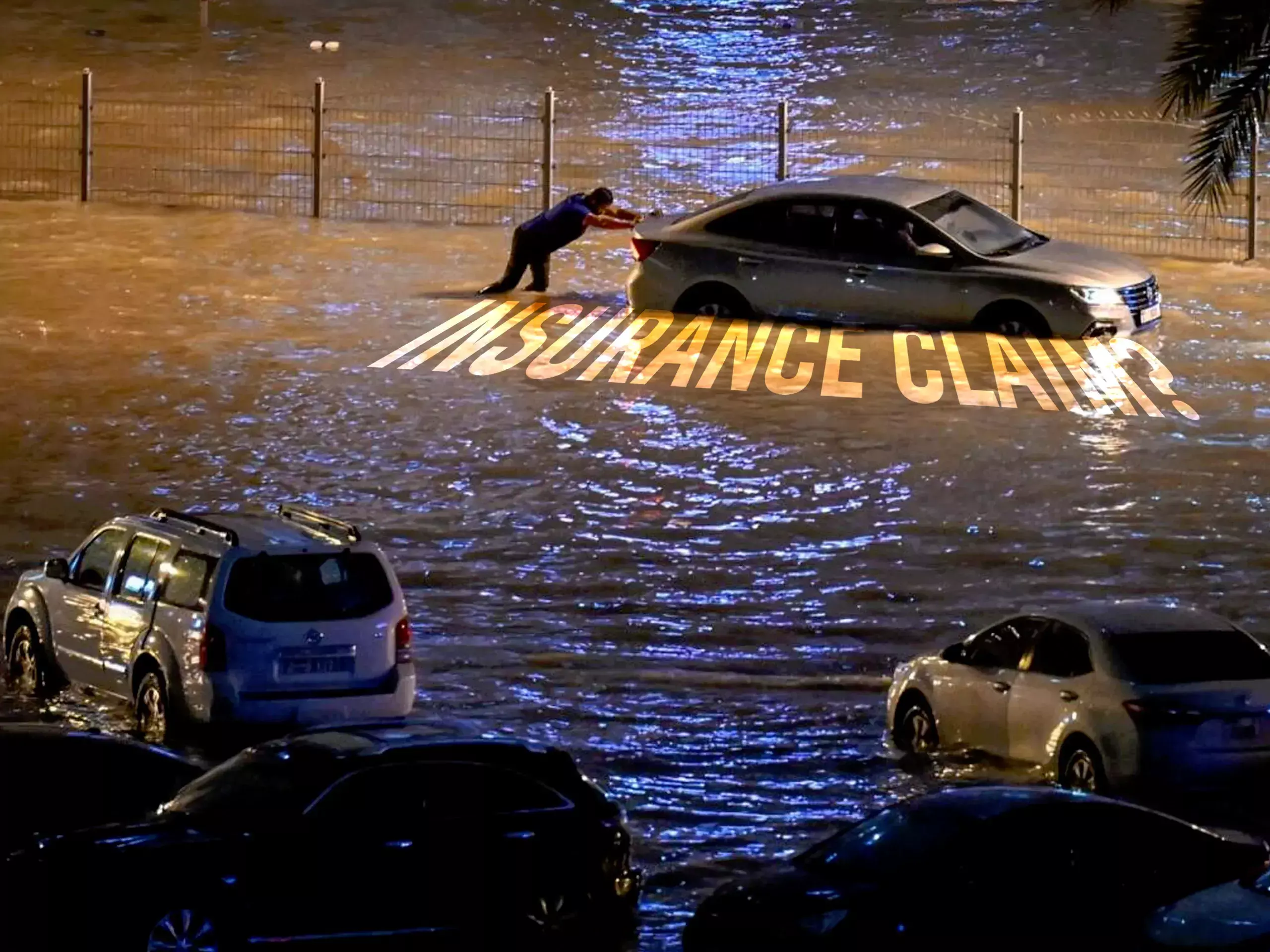 damage to vehicles in heavy rains and insurance claims