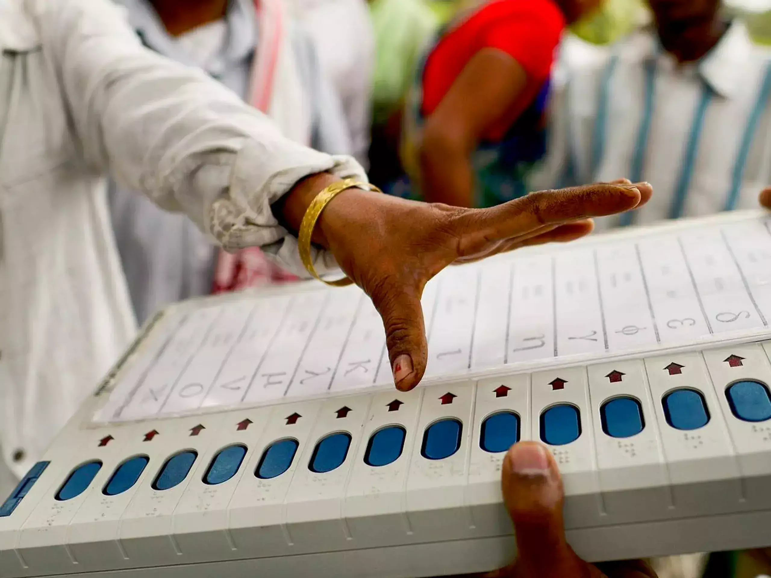 no worry about double voting and impersonation, asd app is open in every booth