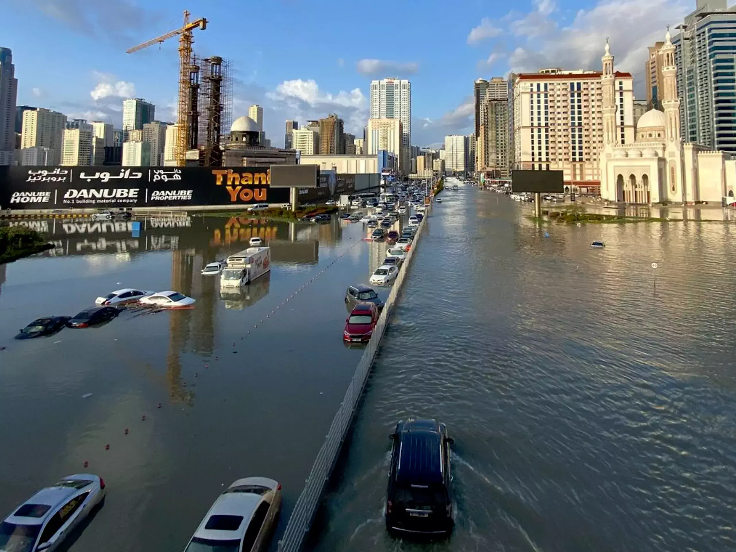 rainstorm damage certificates are issued free of cost in sharjah