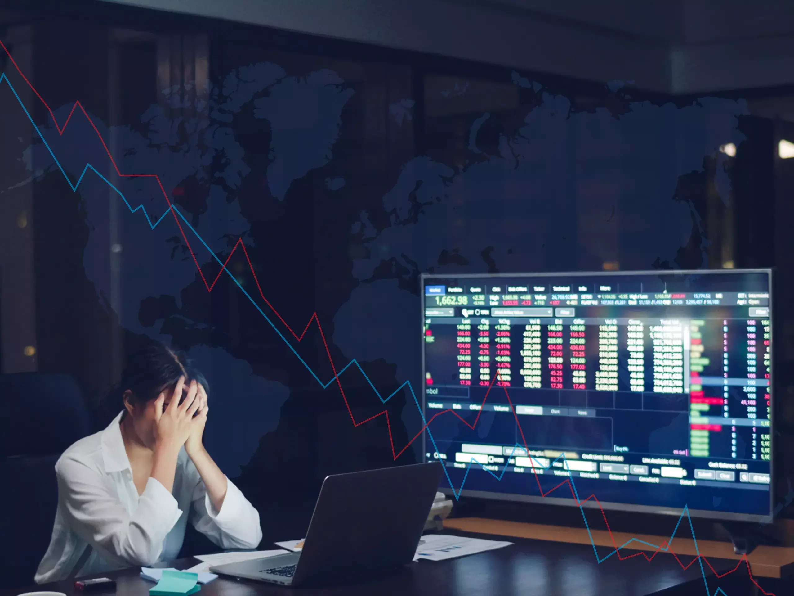 സൂചികൾക്ക് തുടക്കം നഷ്ടത്തിൽ; ആഗോള വിപണികളിലും ഇടിവ്, കൊട്ടക് മഹീന്ദ്ര ബാങ്ക് കൂപ്പുകുത്തി സൂചികൾക്ക് തുടക്കം നഷ്ടത്തിൽ; ആഗോള വിപണികളിലും ഇടിവ്, കൊട്ടക് മഹീന്ദ്ര ബാങ്ക് കൂപ്പുകുത്തി