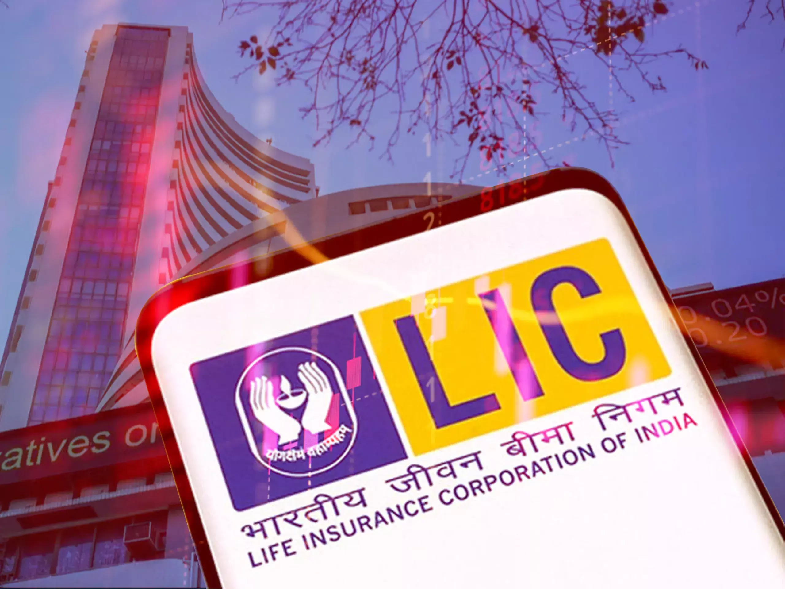 266 crore loss for lic due to fall in bse