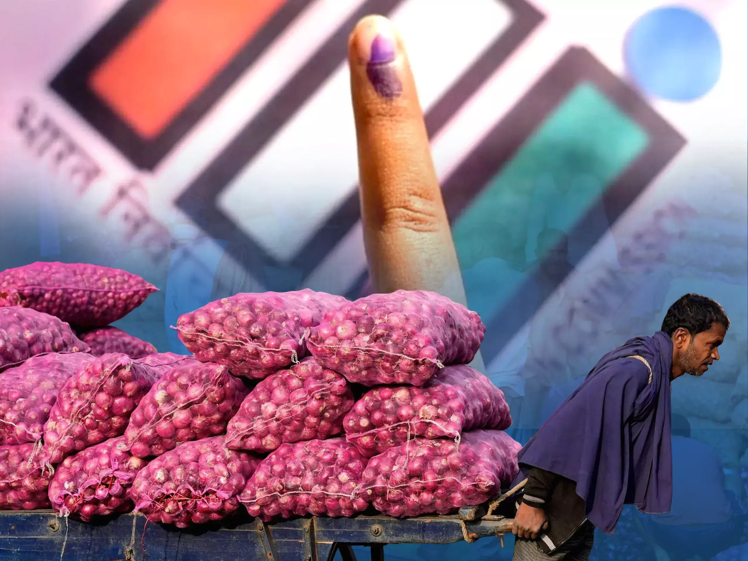 onion export, government aiming for political gain