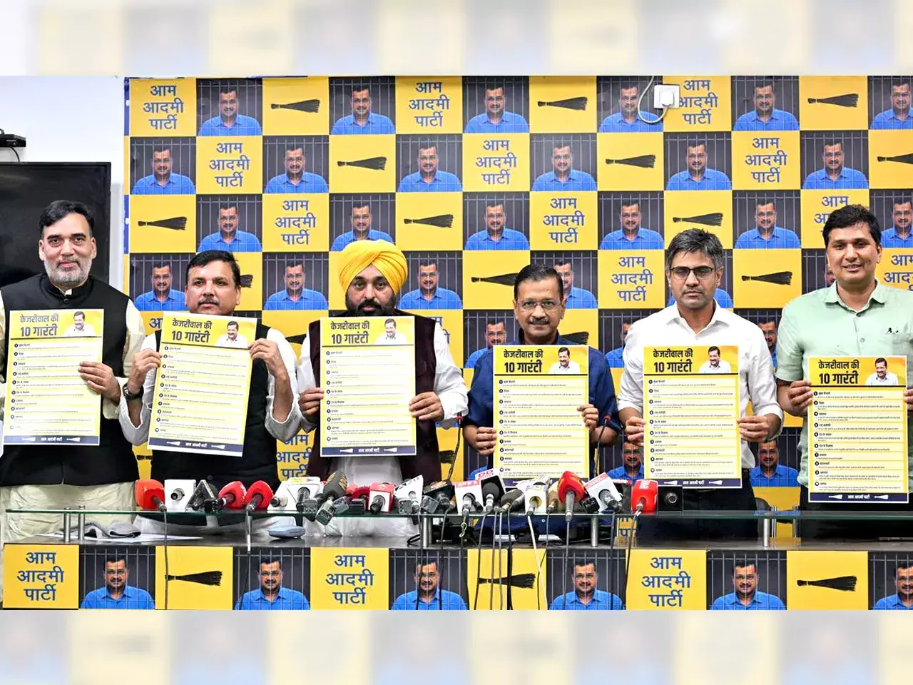 kejriwal 10 guarantees as an alternative to modi guarantee