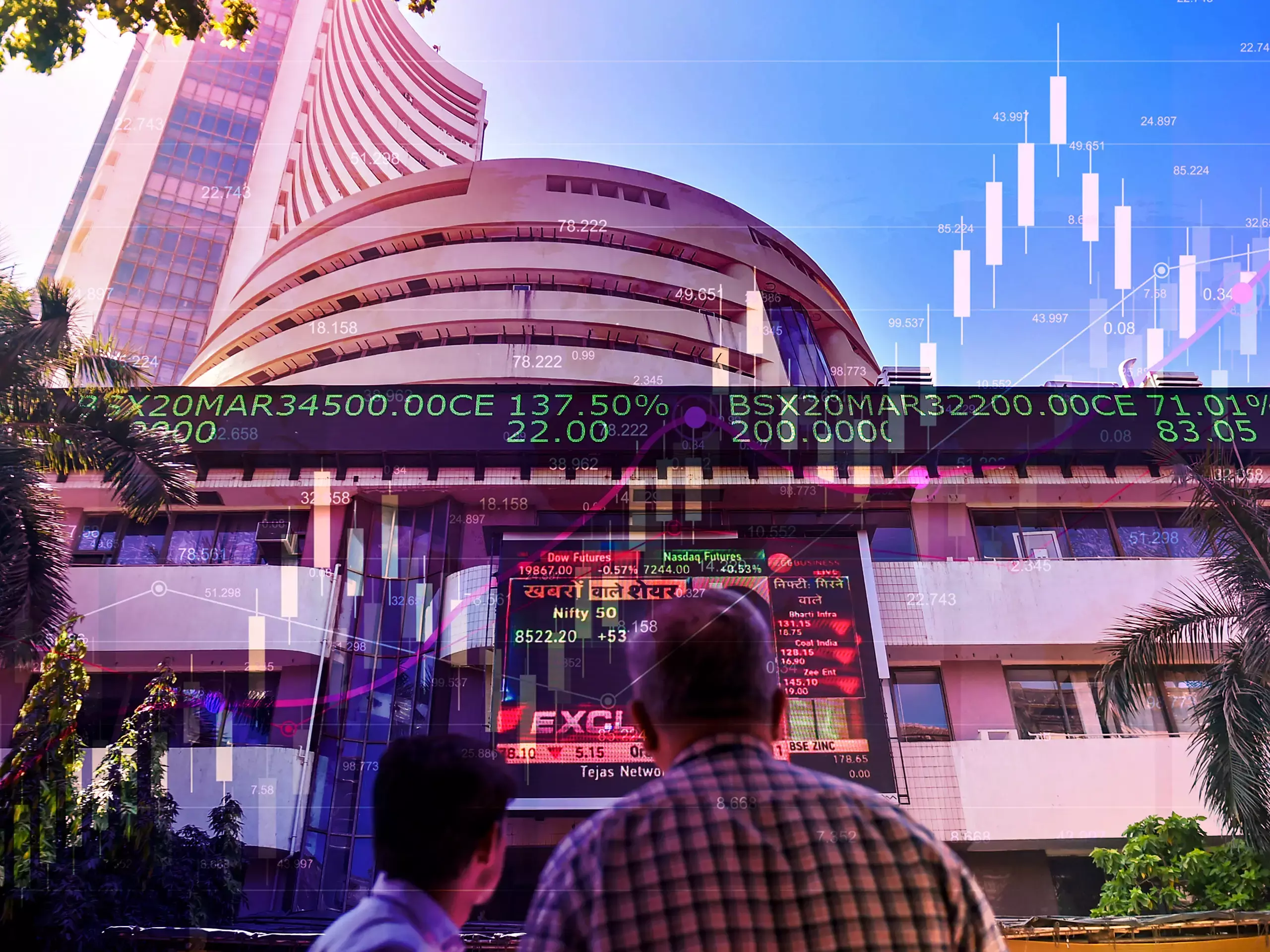 കുതിപ്പ് തുടർന്ന് ആഭ്യന്തര വിപണി; 22,200ൽ നിഫ്റ്റി, 1.97% ഇടിഞ്ഞ് ഇന്ത്യ വിക്സ്