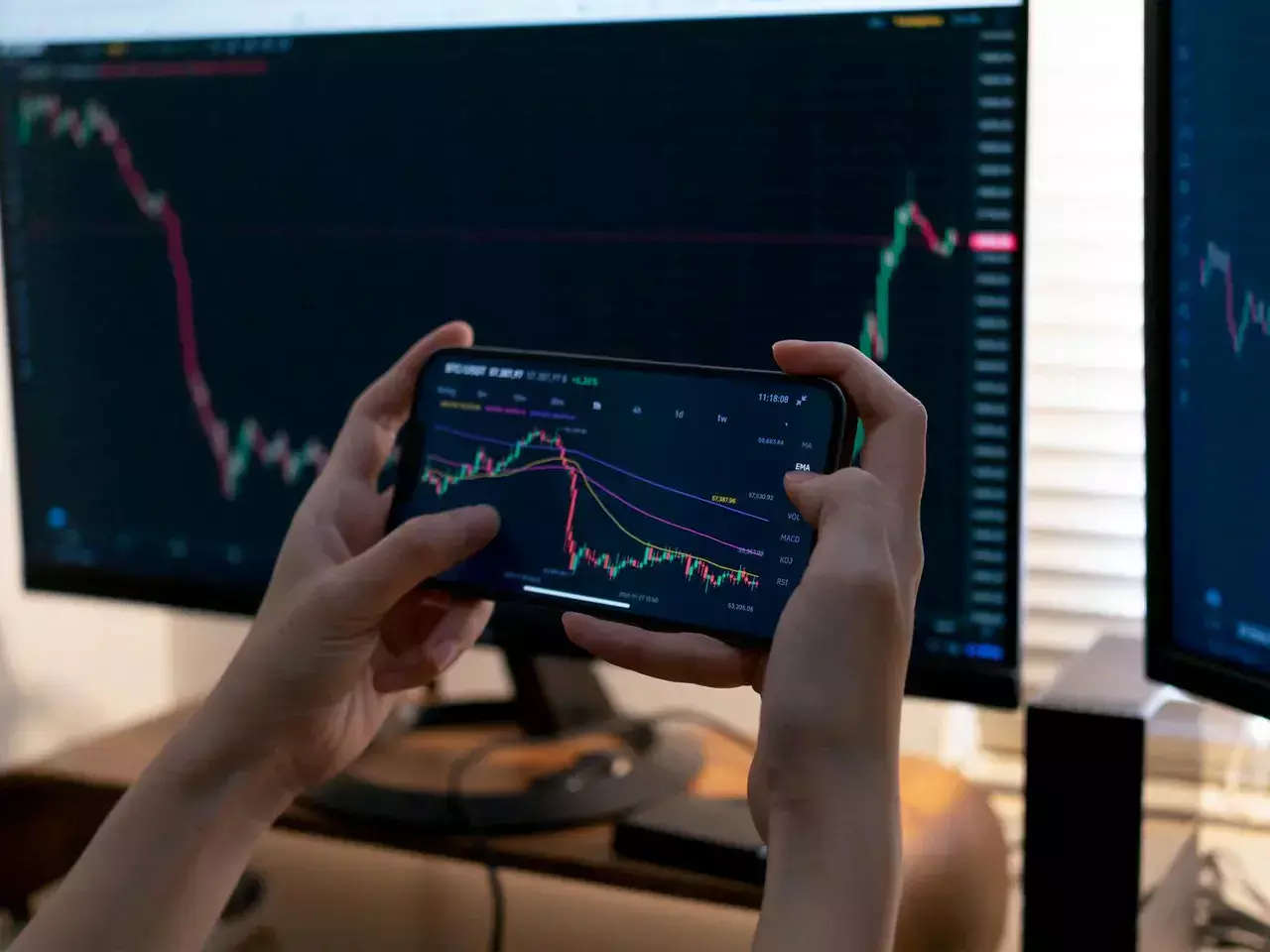 volatility followed by the domestic market